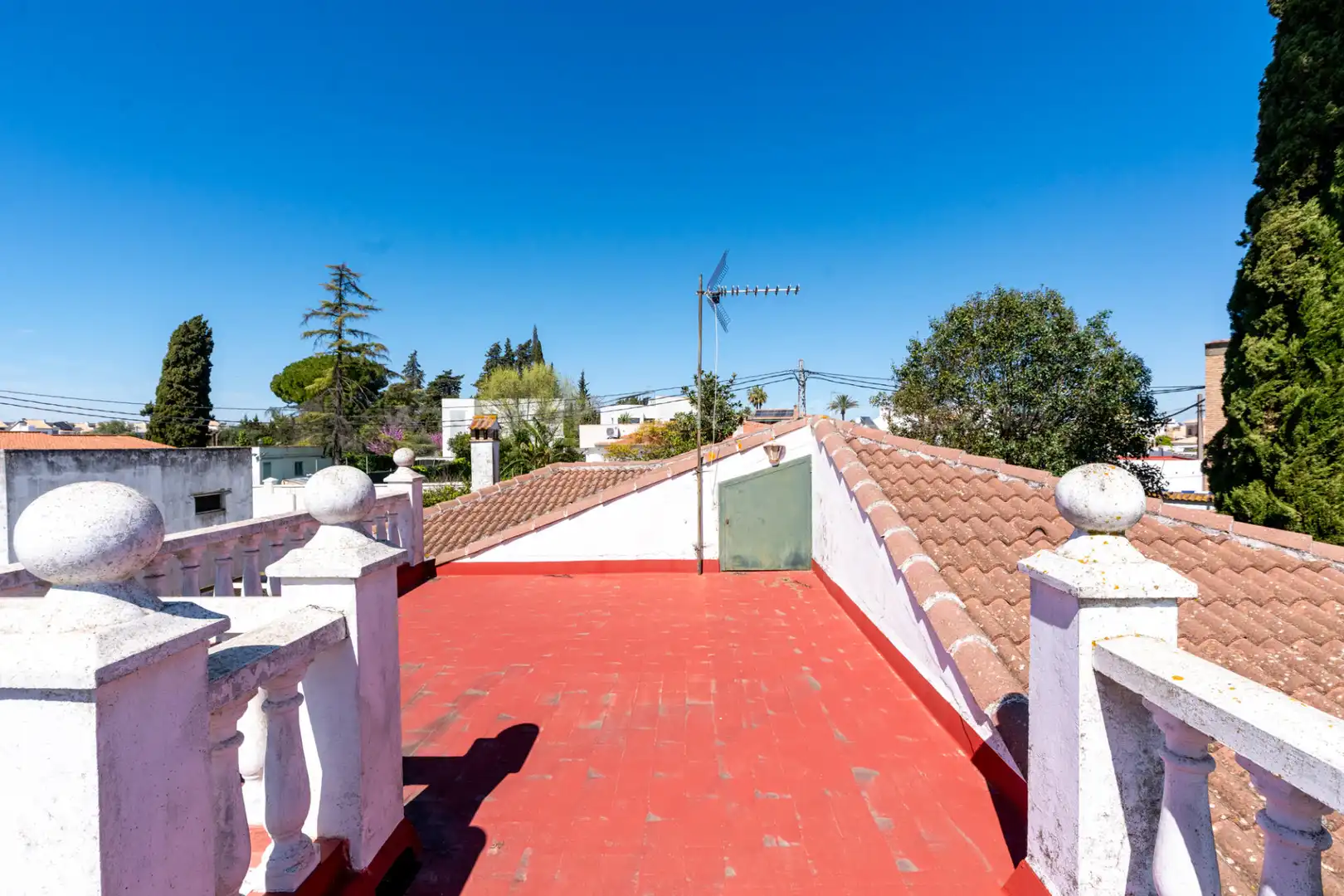 Terraza de Casa o chalet en venta en Villanueva del Ariscal con Aire acondicionado, Calefacción y Jardín privado