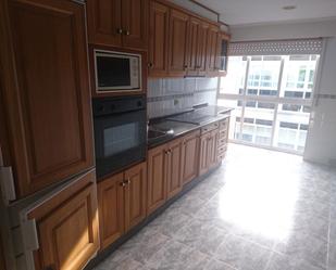 Kitchen of Flat for sale in Ourense Capital   with Heating, Terrace and Storage room