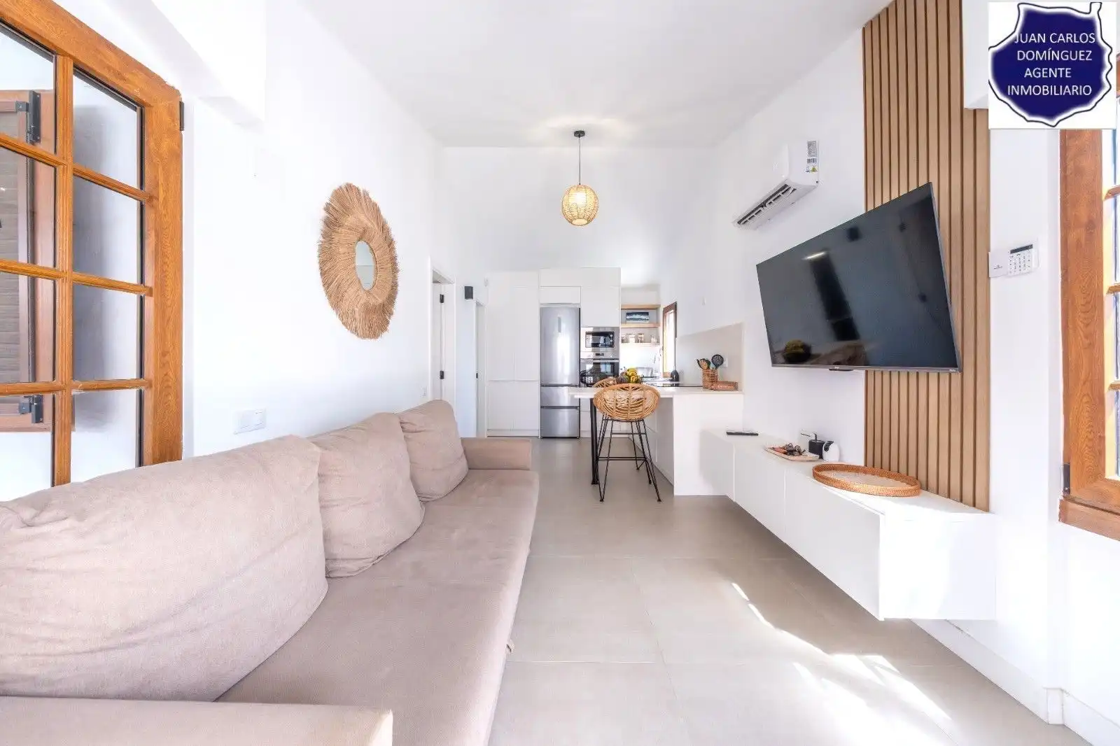 Sala de estar de Casa o chalet de alquiler en San Bartolomé de Tirajana con Aire acondicionado, Jardín privado y Terraza