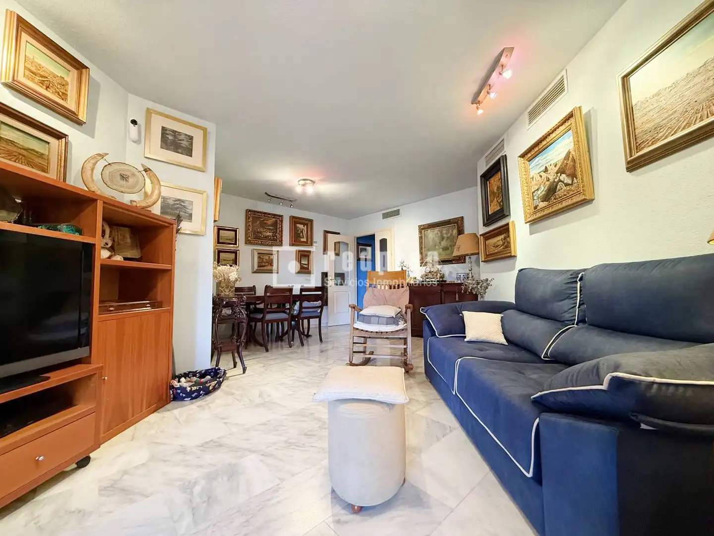 Sala de estar de Piso en venta en Málaga con Aire acondicionado y Terraza