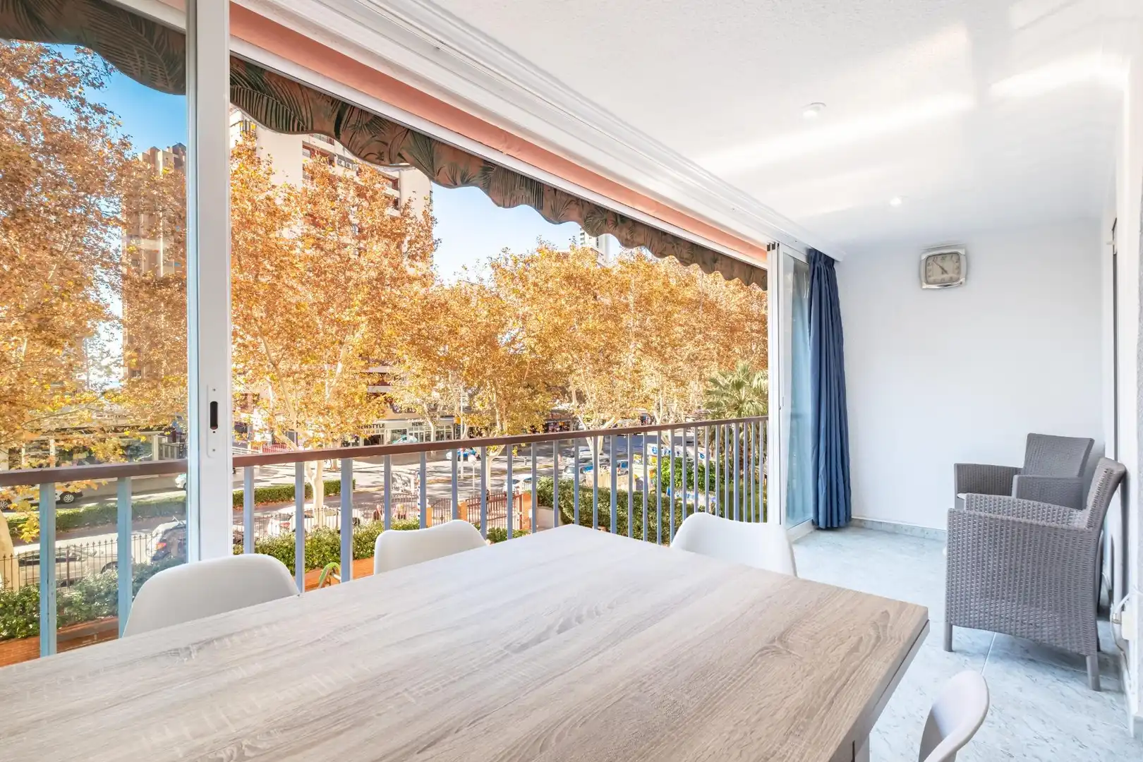 Terraza de Apartamento en venta en Benidorm con Aire acondicionado, Calefacción y Jardín privado