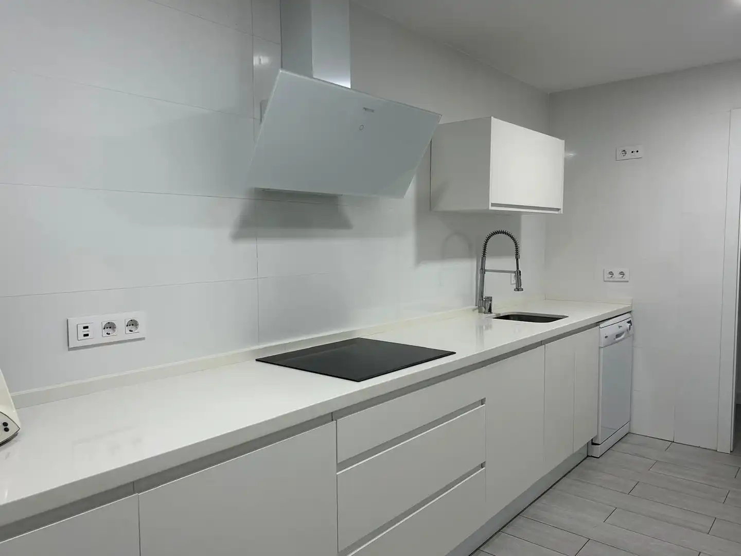 Kitchen of Flat for sale in Jerez de la Frontera  with Air Conditioner, Private garden and Terrace