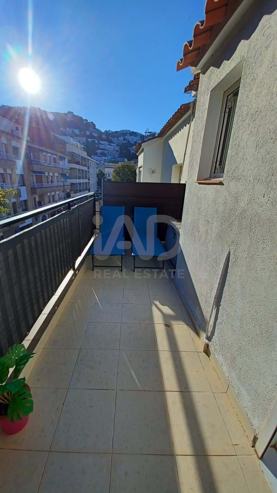 Terrace of Flat for sale in Roses  with Air Conditioner, Heating and Terrace