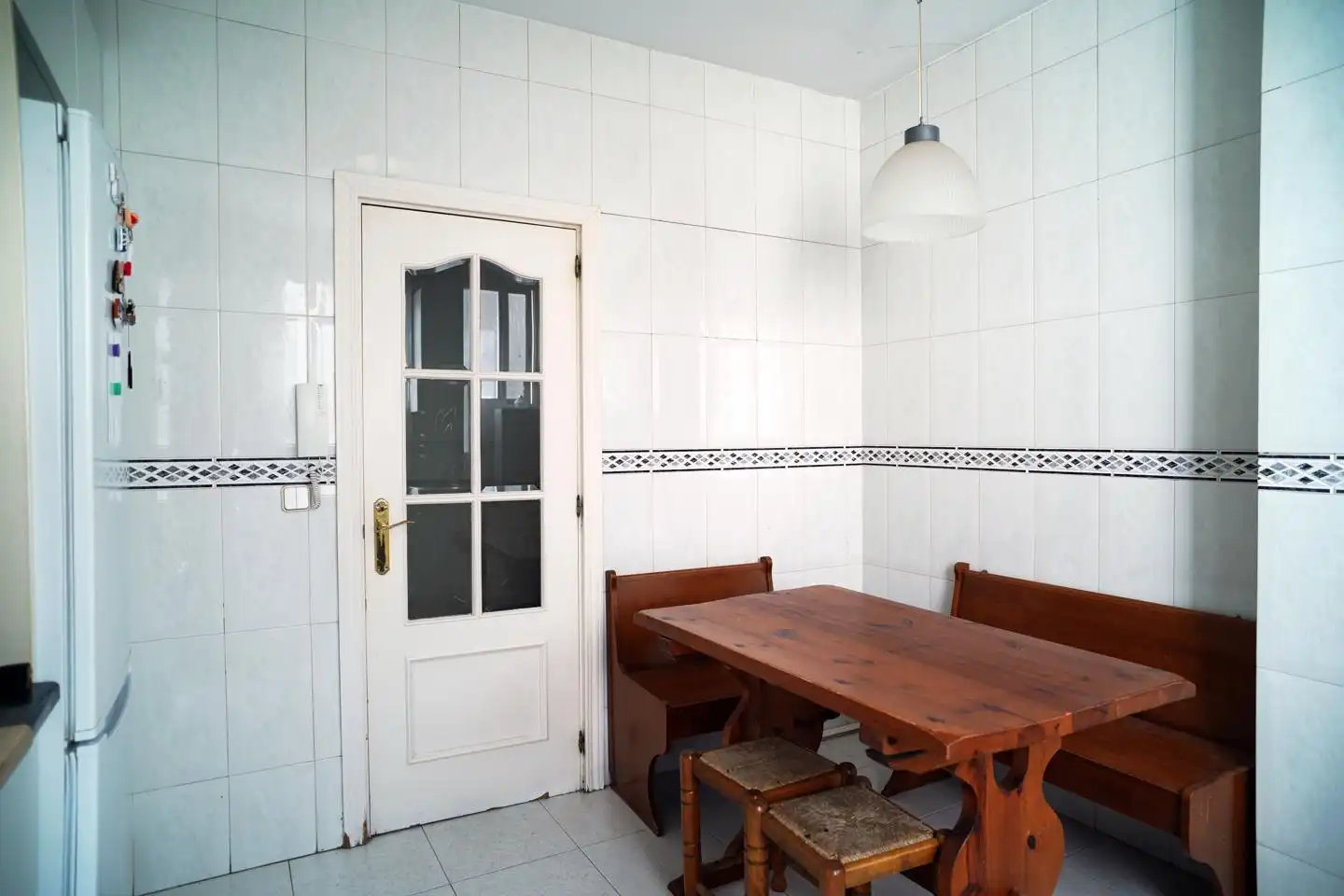 Cocina de Apartamento de alquiler en Madrid con Aire acondicionado, Calefacción y Parquet