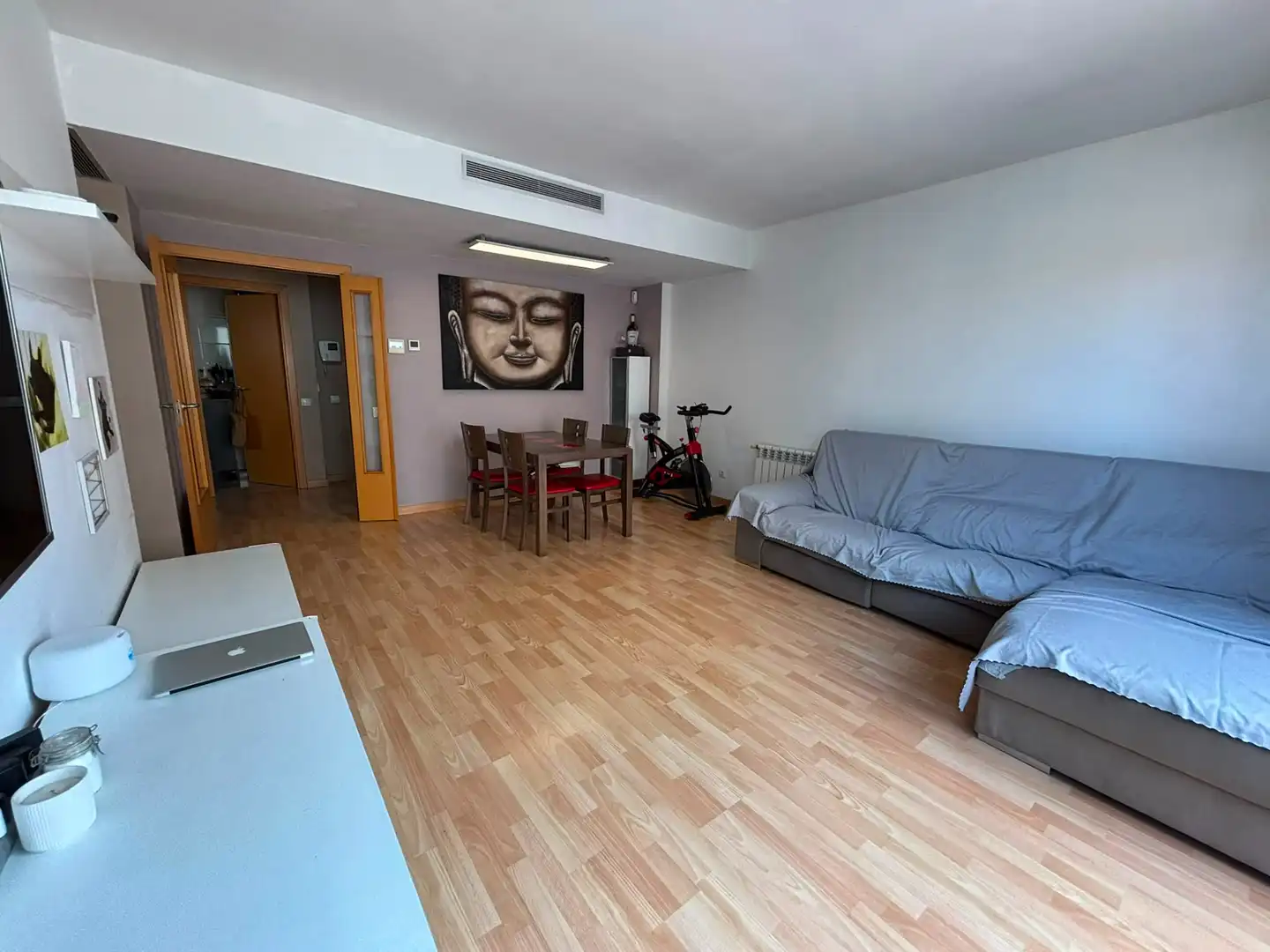 Sala de estar de Ático en venta en Badalona con Aire acondicionado, Calefacción y Trastero