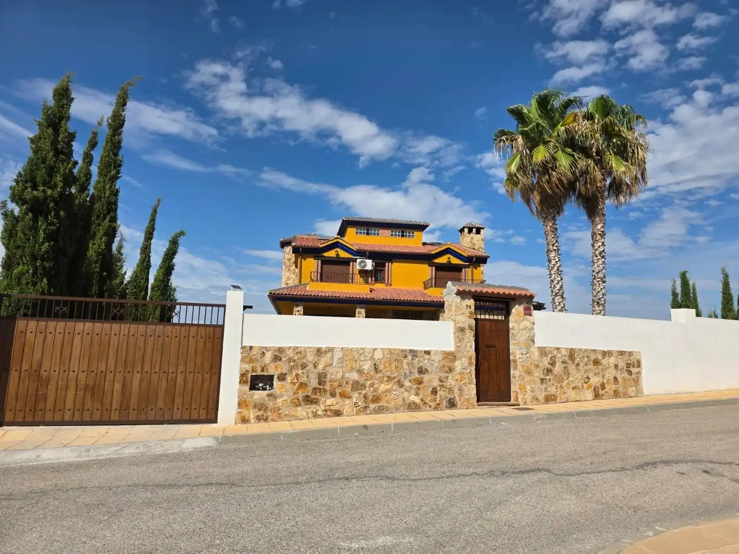Vista exterior de Casa o chalet en venta en La Guardia de Jaén con Aire acondicionado, Calefacción y Jardín privado