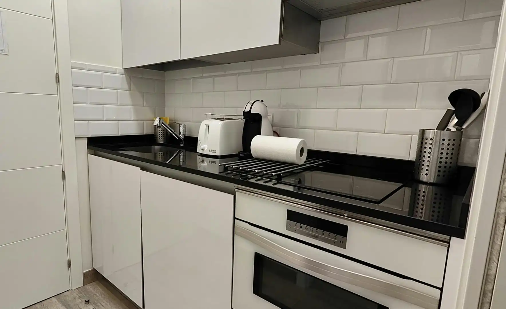 Küche von Wohnung zur Miete in Madrid mit Klimaanlage, Heizung und Möbliert