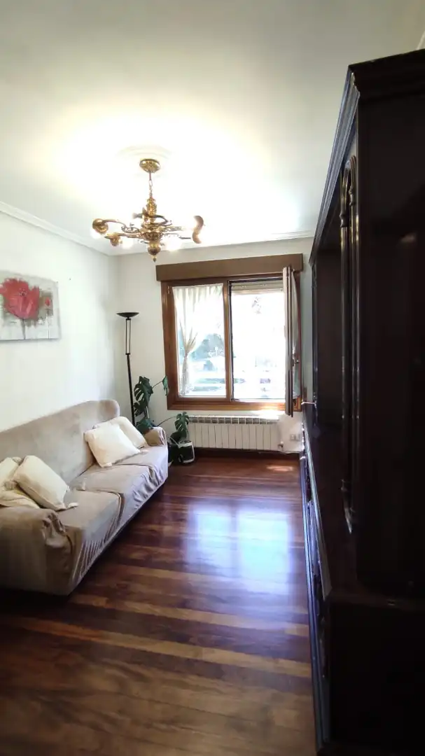 Living room of Flat for sale in Ermua  with Furnished and Balcony