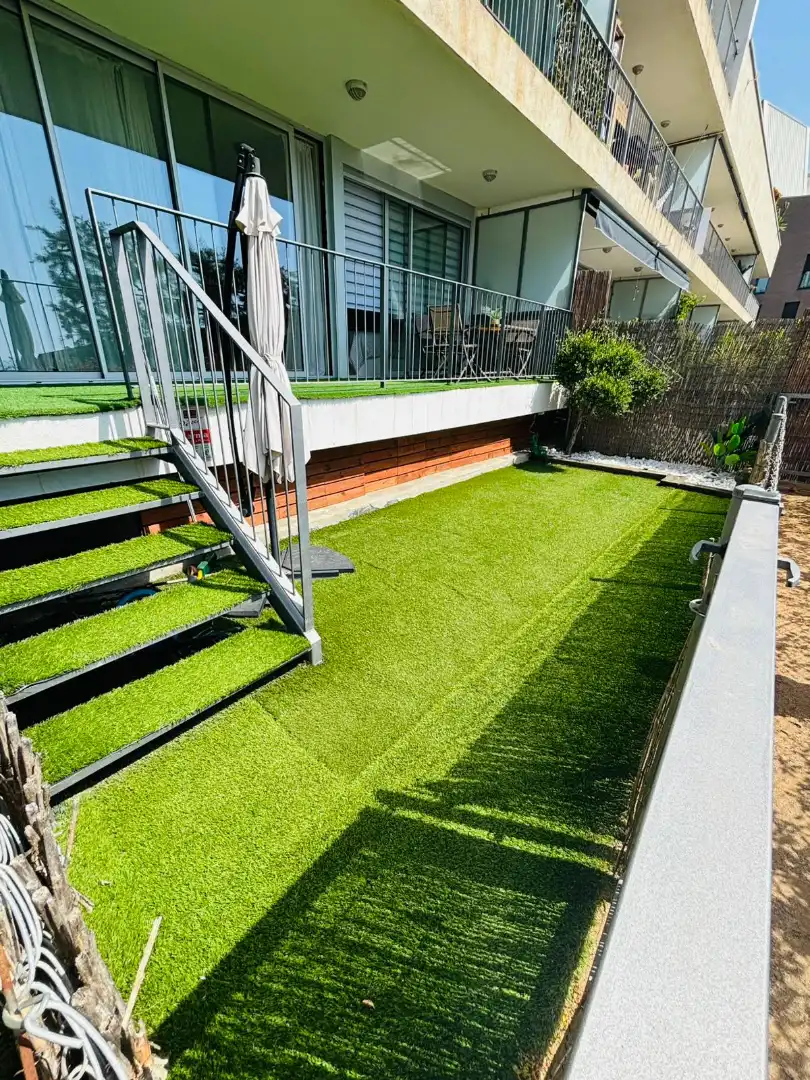 Terrace of Flat for sale in Montgat  with Air Conditioner, Heating and Private garden