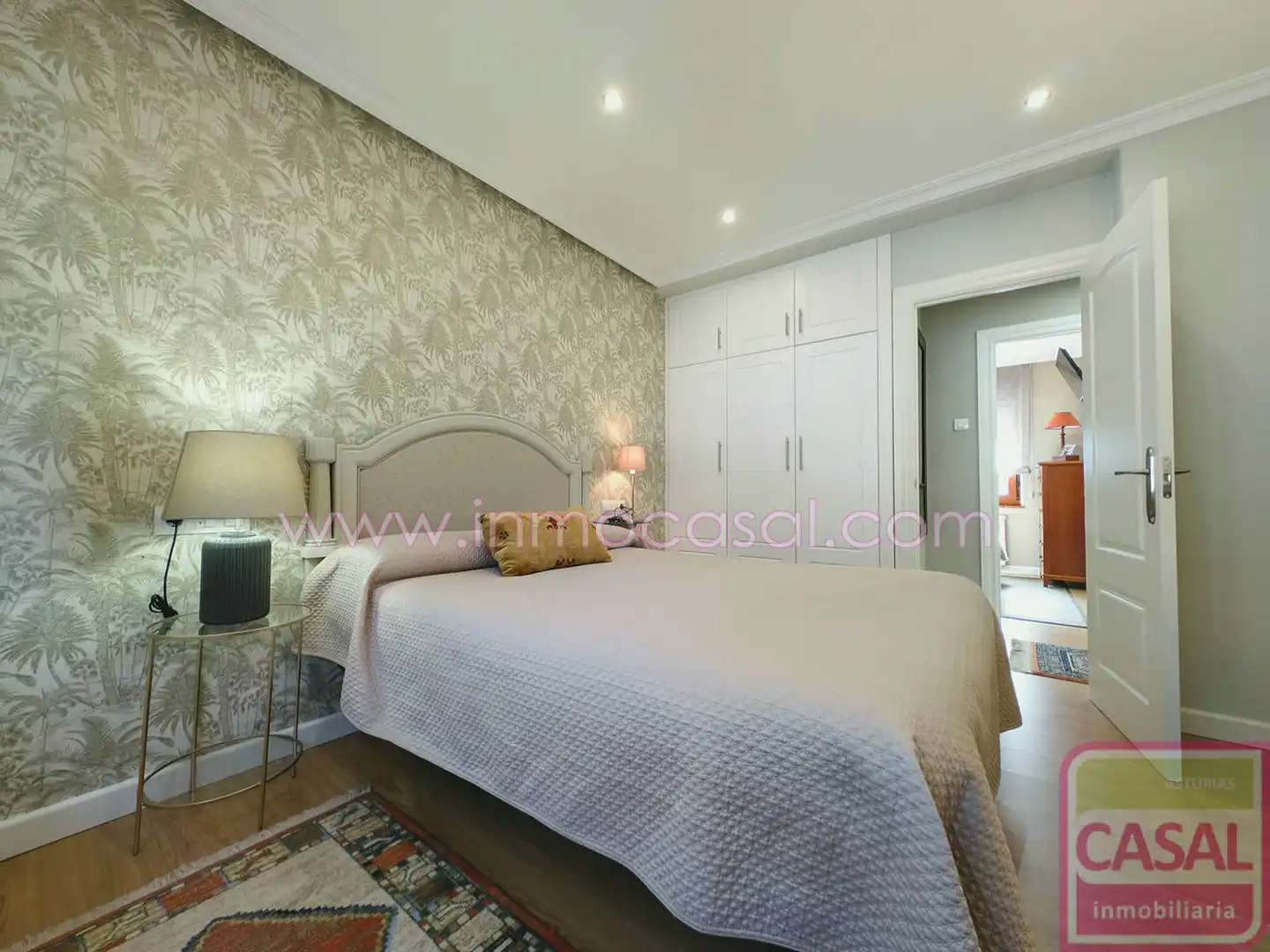 Bedroom of Houses for sale in Siero  with Heating, Terrace and Furnished