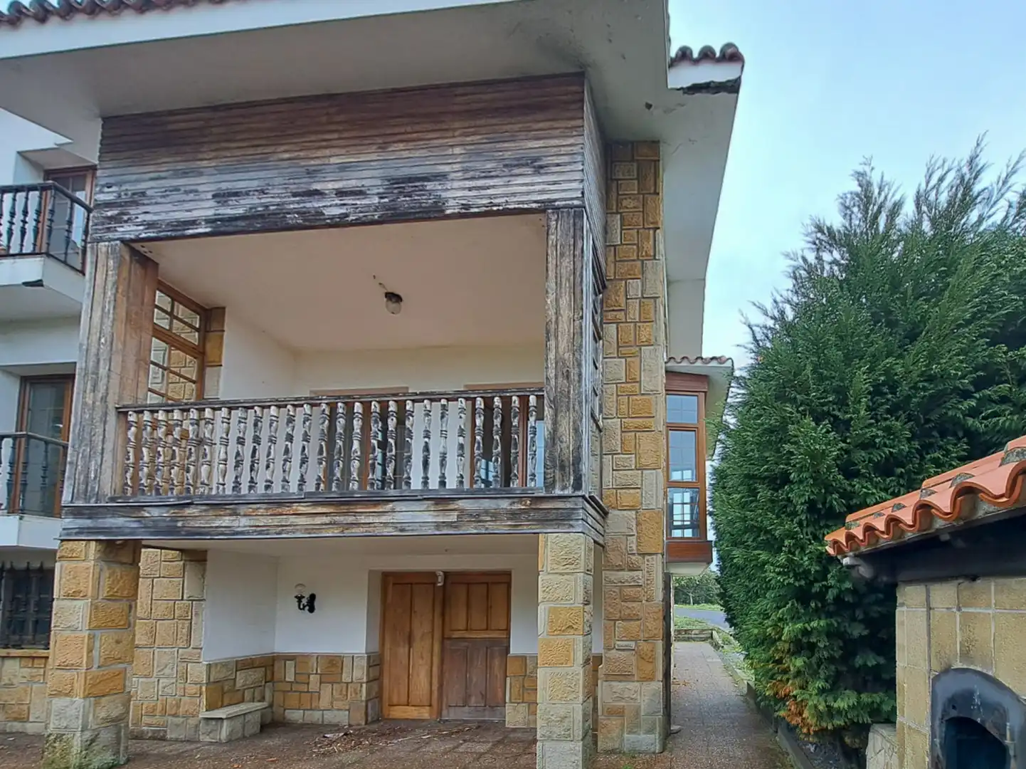 Exterior view of Houses for sale in Castrillón  with Heating, Private garden and Parquet flooring