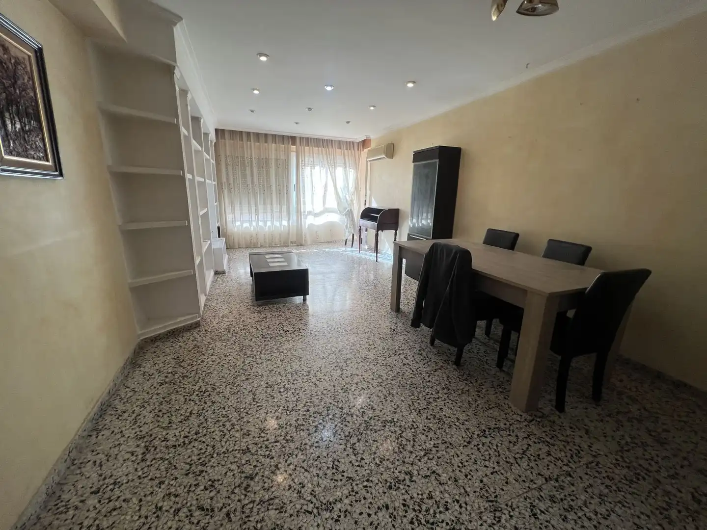 Living room of Flat for sale in Castellón de la Plana / Castelló de la Plana  with Air Conditioner, Storage room and Balcony