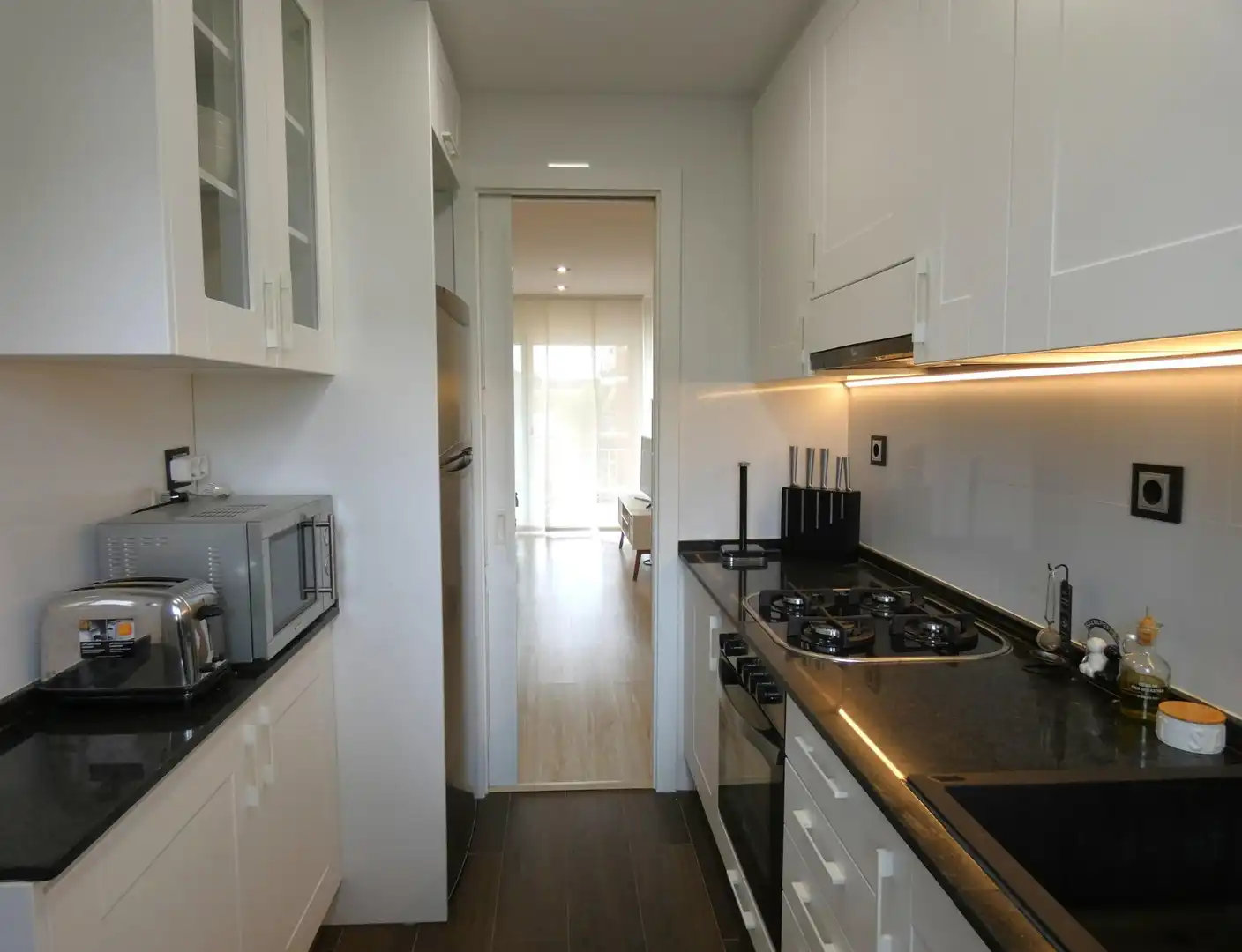 Kitchen of Flat for sale in Castelldefels  with Air Conditioner, Heating and Parquet flooring