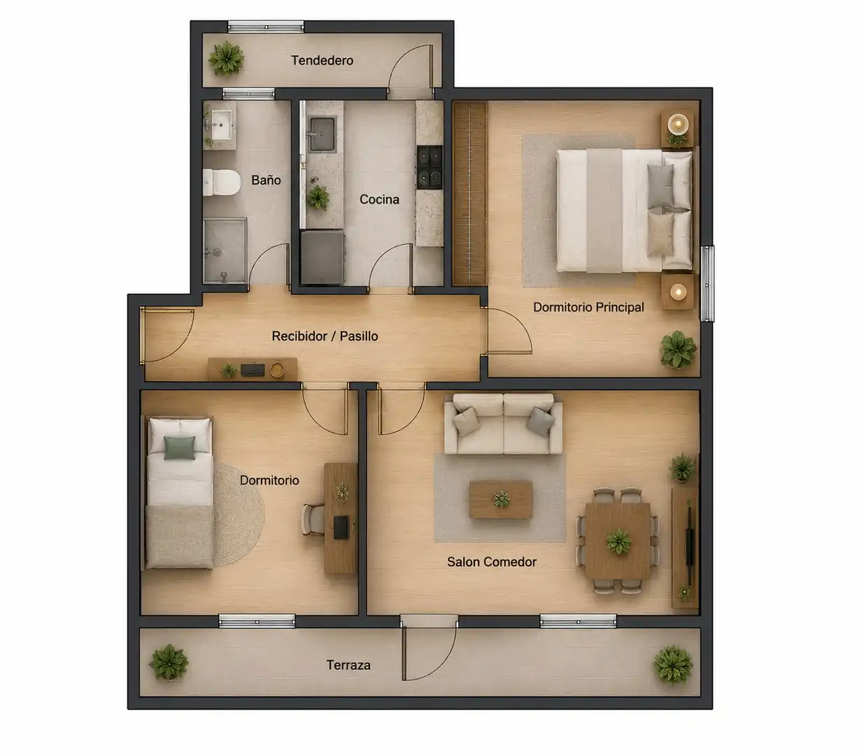 Flat for sale in Leganés  with Air Conditioner, Heating and Terrace
