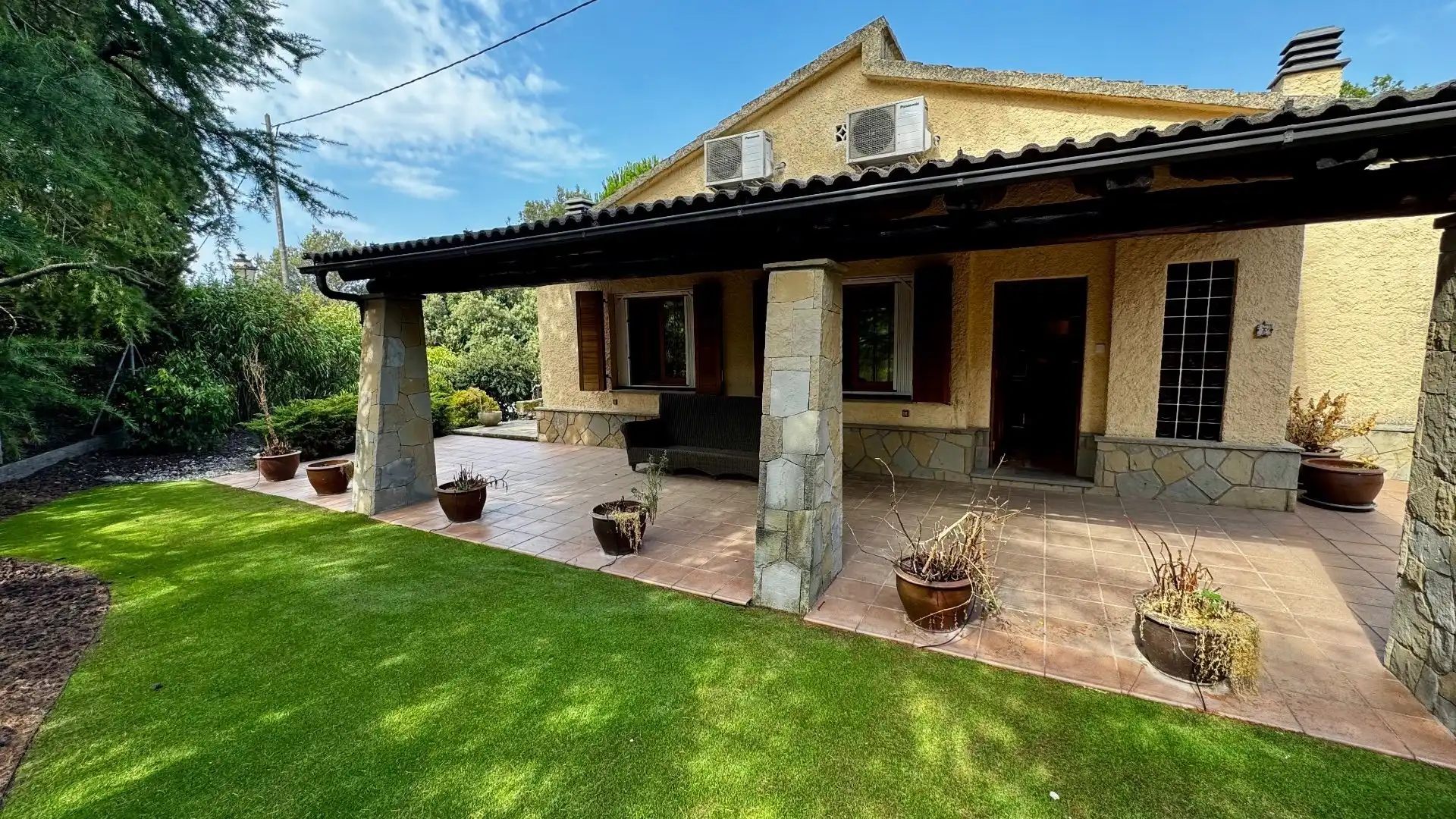 Terraza de Casa o chalet en venta en Vacarisses con Aire acondicionado, Calefacción y Jardín privado