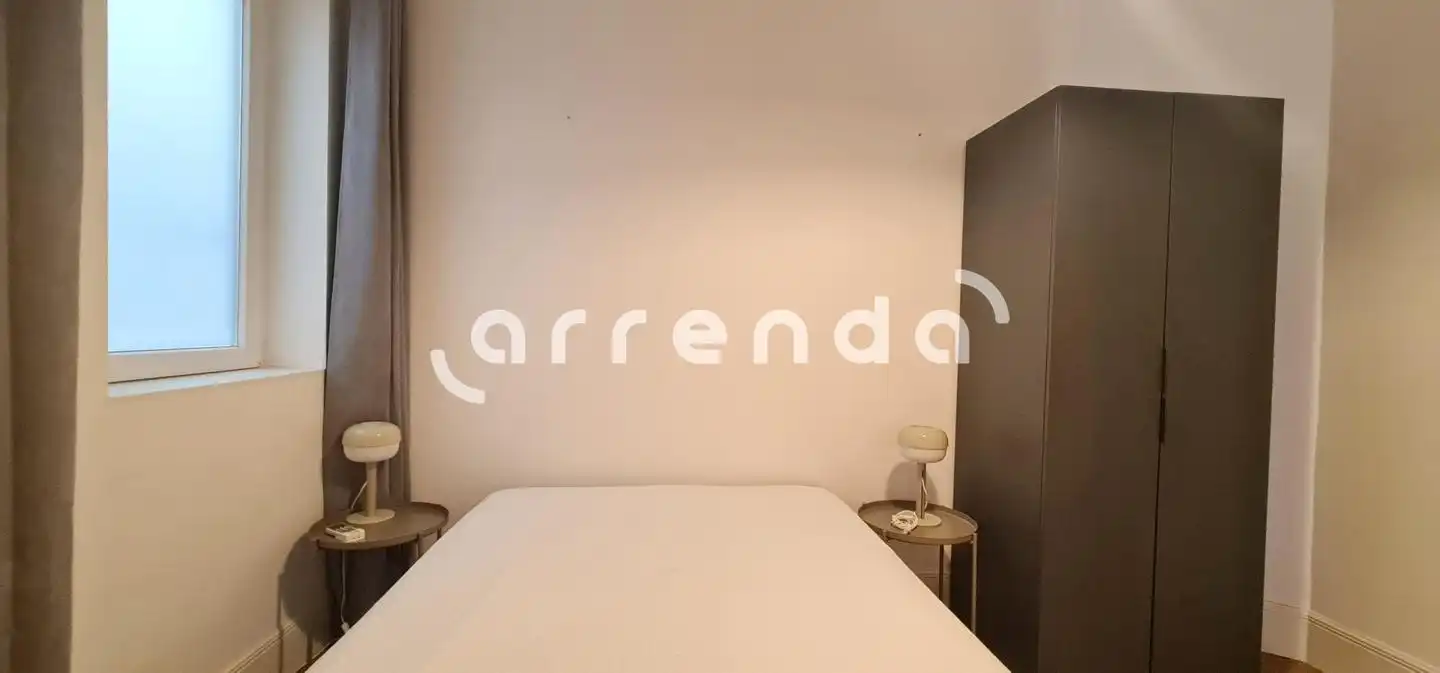 Schlafzimmer von Wohnung zur Miete in Madrid mit Klimaanlage und Möbliert