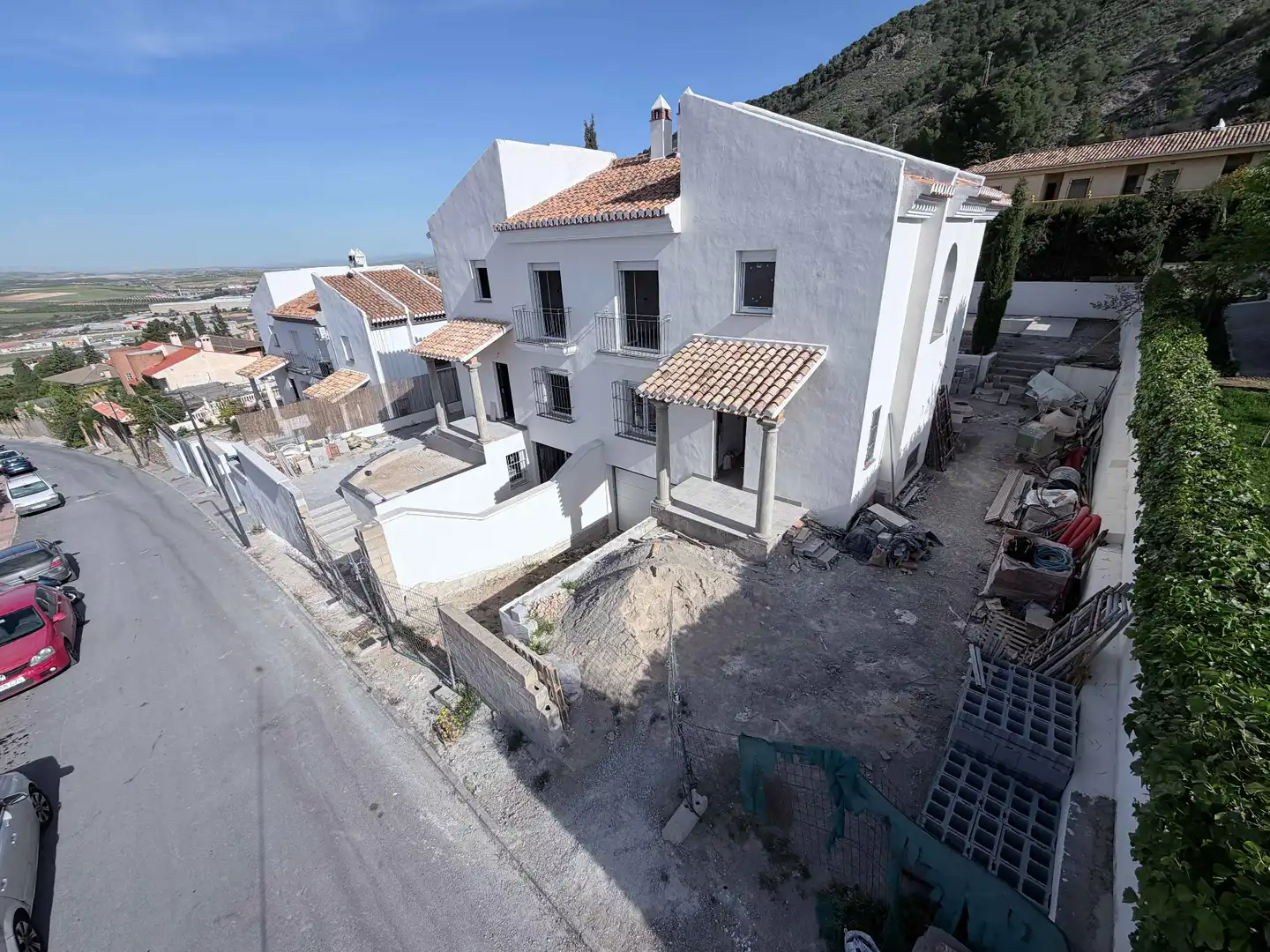 Vista exterior de Casa o xalet en venda en Padul amb Jardí privat, Piscina i Balcó