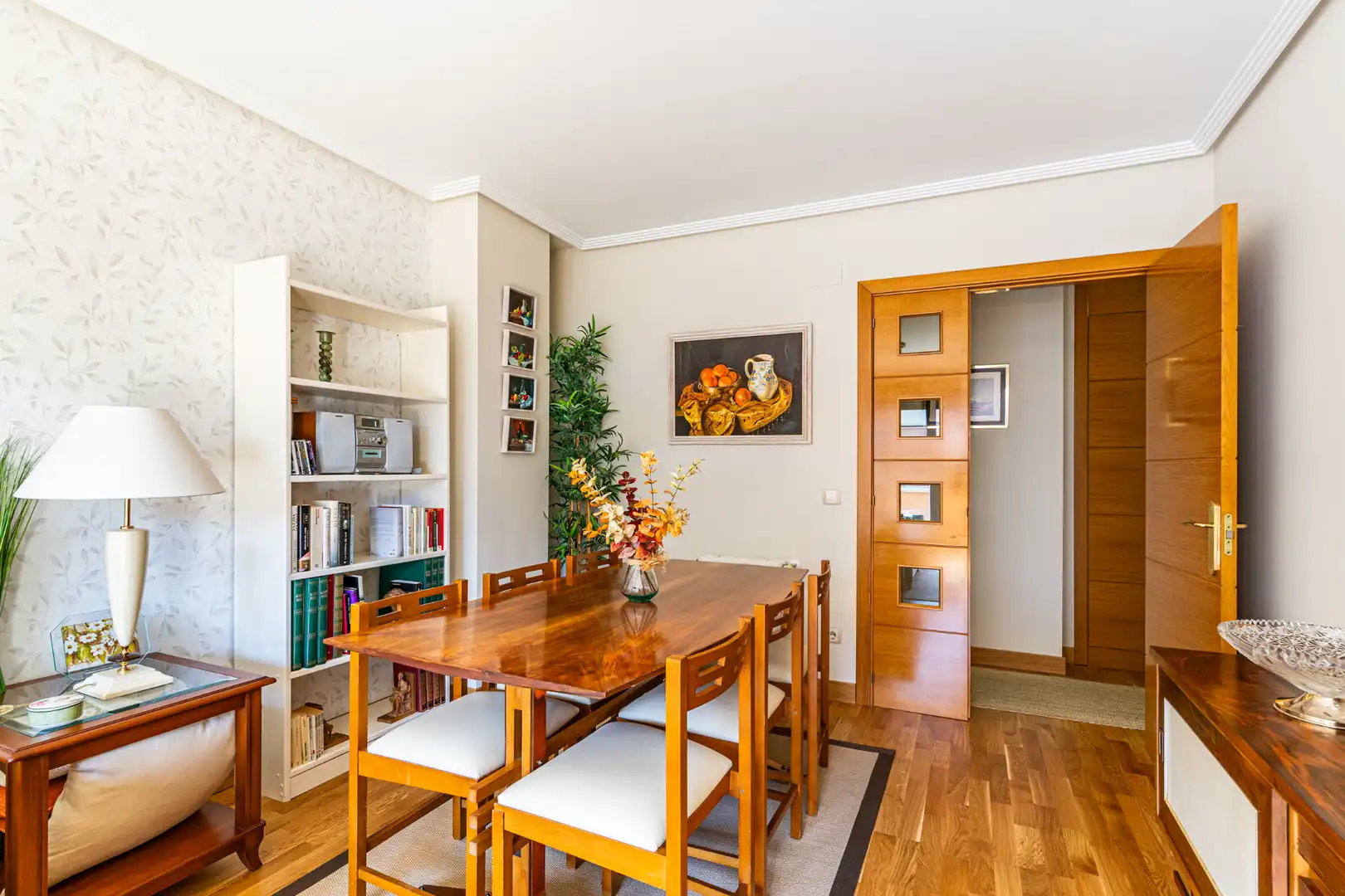 Esszimmer von Wohnung zum Verkauf in Las Rozas de Madrid mit Klimaanlage, Heizung und Parkett