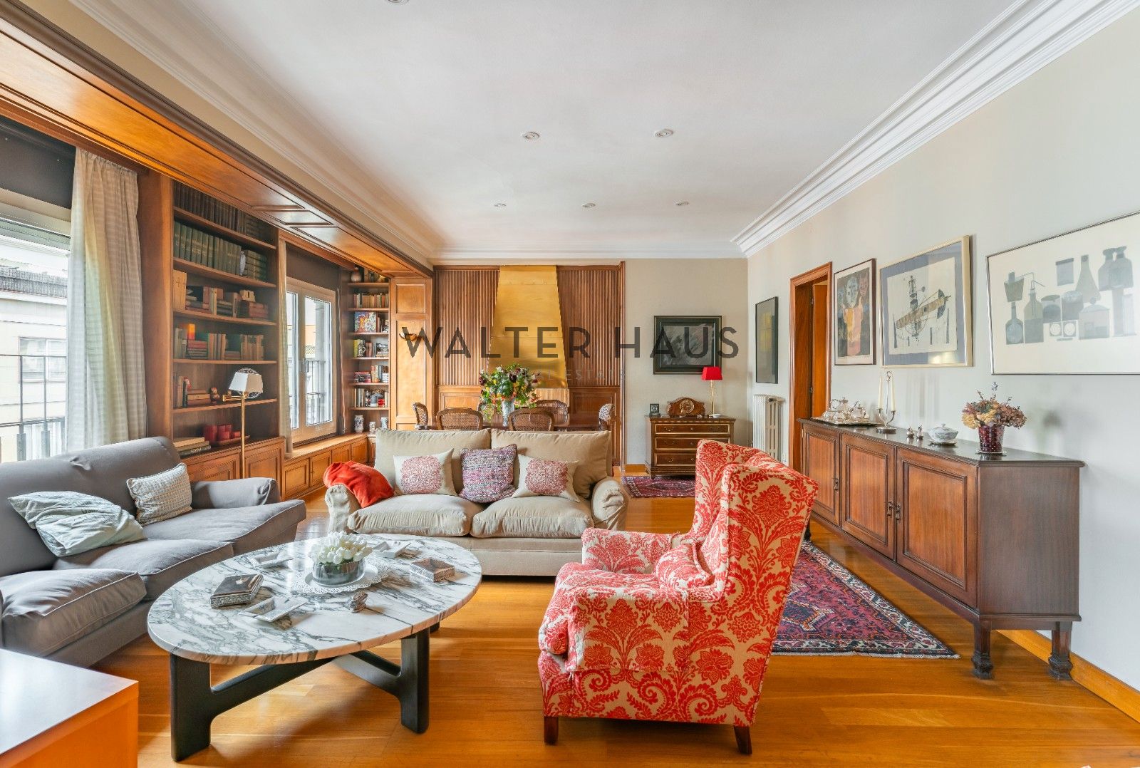 Living room of Flat for sale in  Barcelona Capital  with Air Conditioner, Heating and Terrace