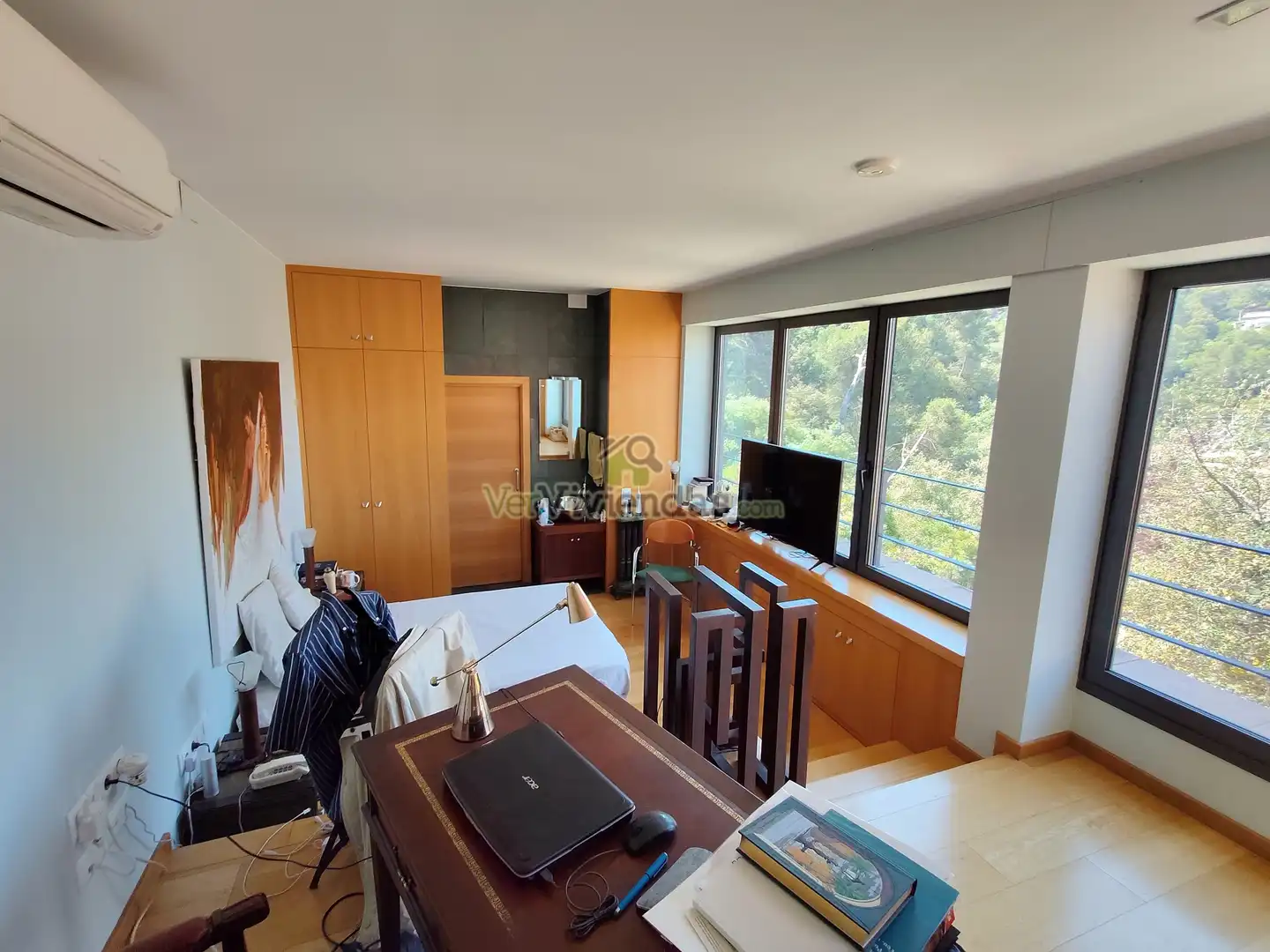 Dormitori de Casa o xalet en venda en Sant Cugat del Vallès amb Aire condicionat, Calefacció i Jardí privat