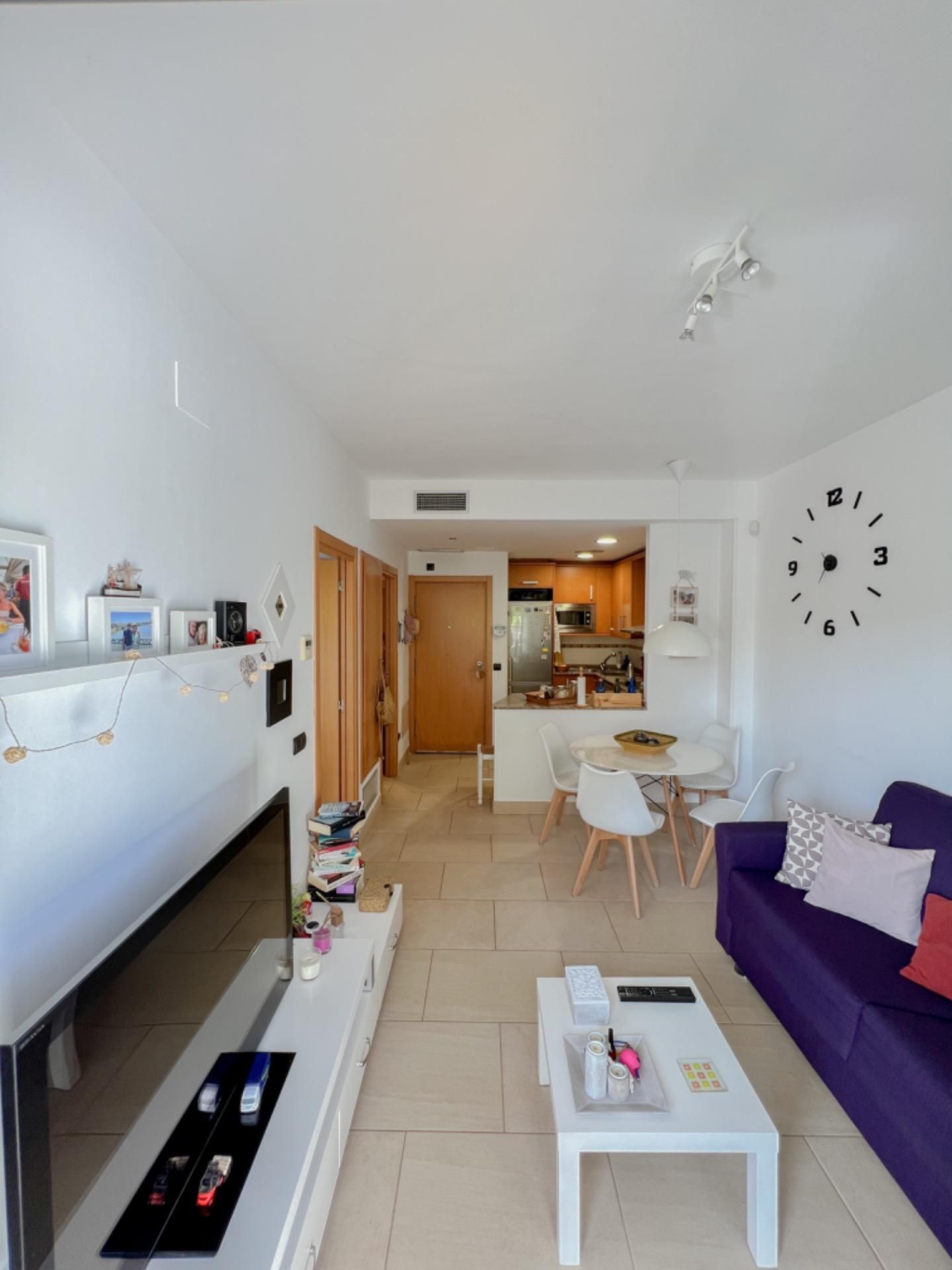 Cuina de Apartament en venda en Mont-roig del Camp amb Aire condicionat, Calefacció i Jardí privat