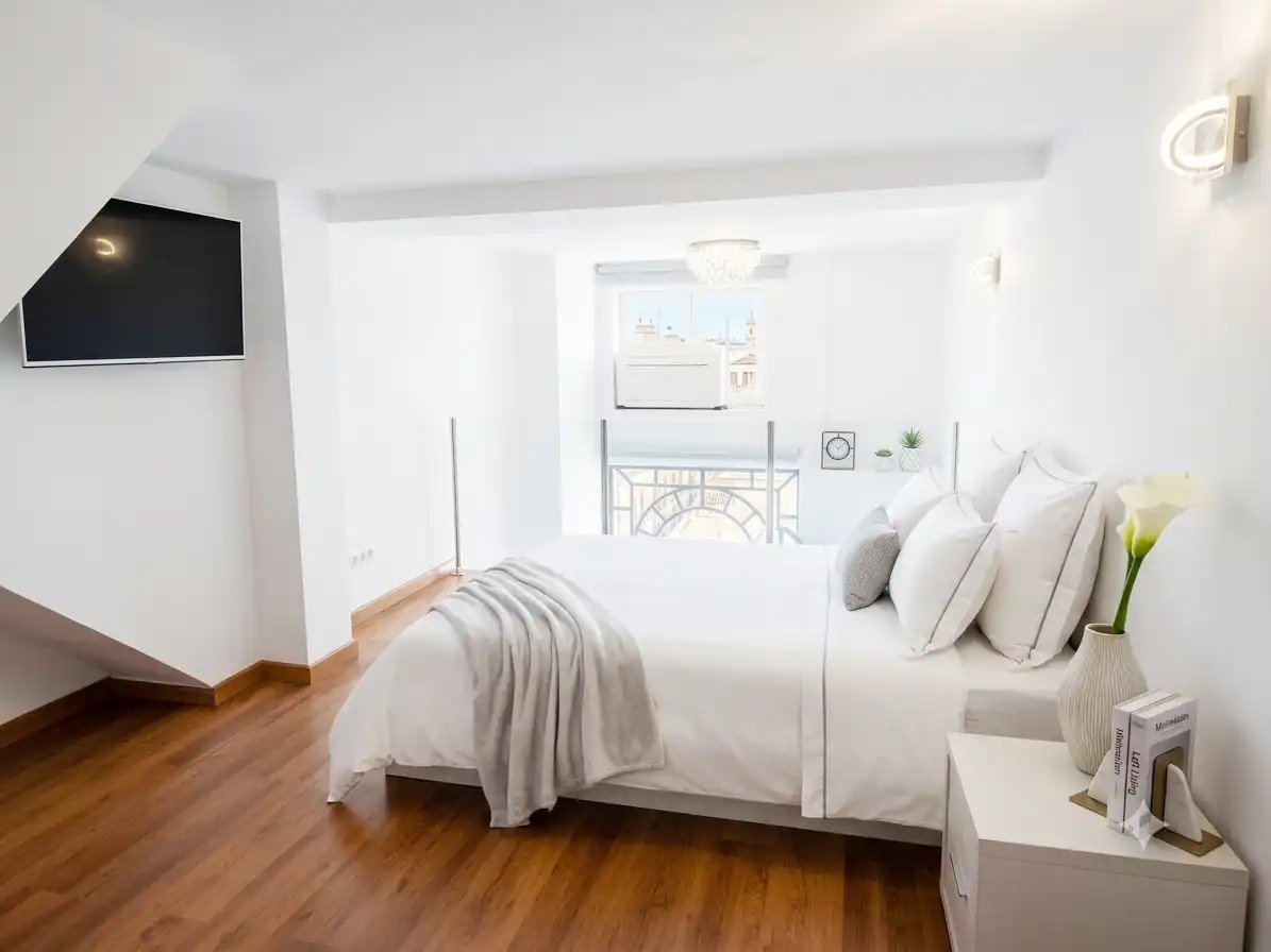 Habitación de Loft de alquiler en  Palma de Mallorca con Aire acondicionado y Amueblado
