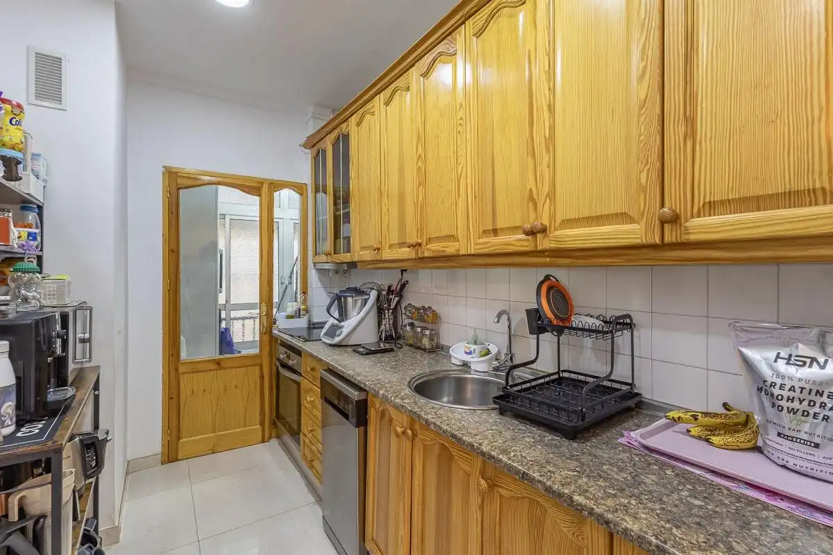 Kitchen of Flat for sale in Granada  with Air Conditioner and Terrace