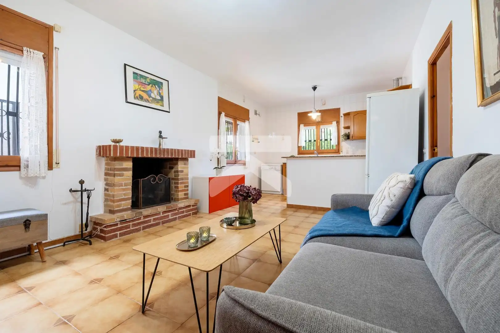 Living room of Houses for sale in L'Ametlla de Mar   with Air Conditioner, Heating and Private garden