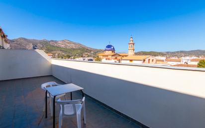 Terrasse von Dachboden zum verkauf in Xaló mit Klimaanlage und Terrasse