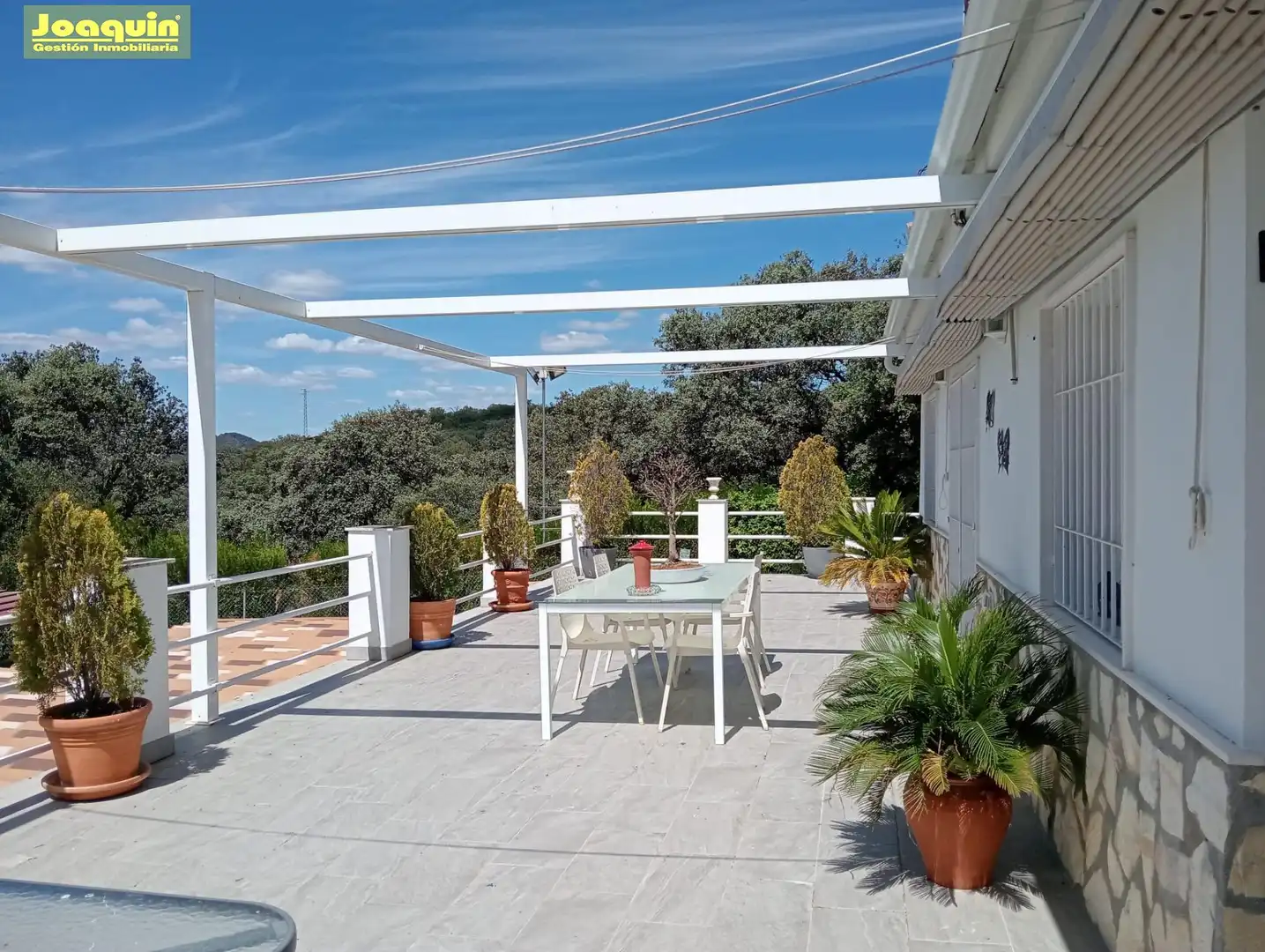 Terrasse von Country house zum Verkauf in Villaharta mit Gemeinschaftspool