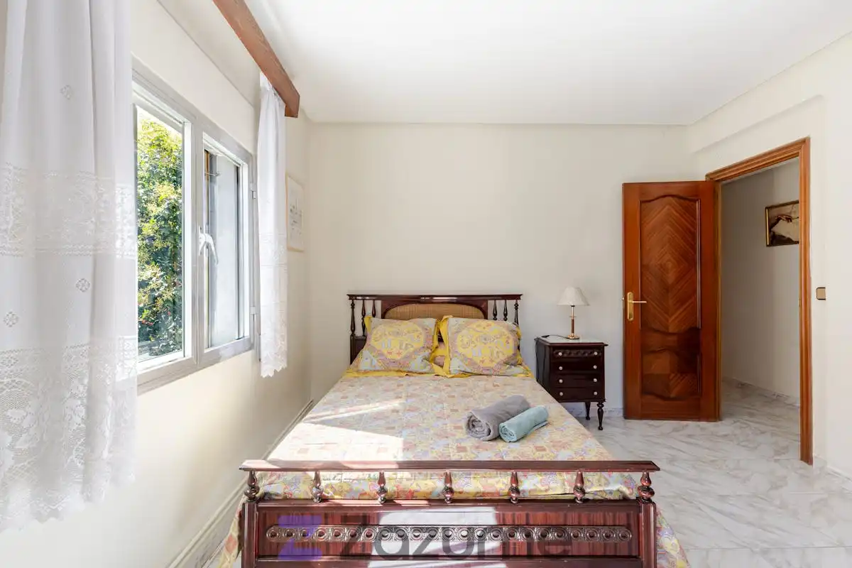 Bedroom of Flat for rent in Madrid  with Heating, Furnished and Washing machine