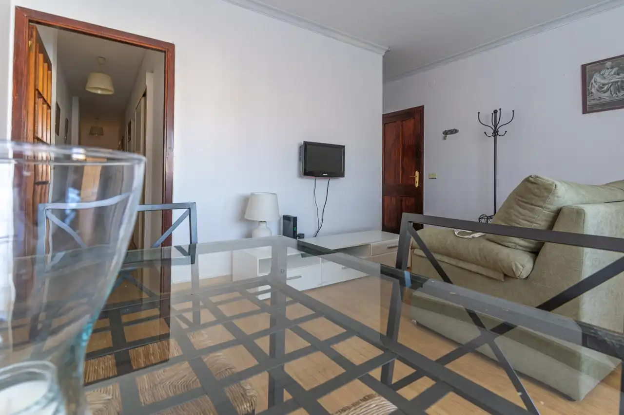 Sala d'estar de Pis de lloguer amb opció a compra en San Cristóbal de la Laguna amb Parquet, Moblat i Forn