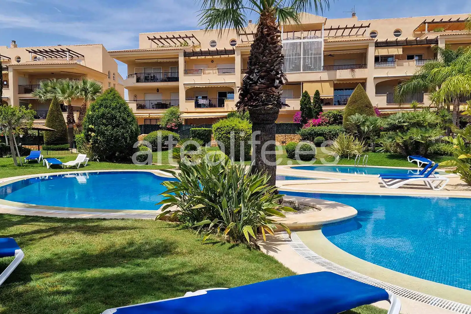 Jardí de Apartament en venda en Altea amb Aire condicionat, Calefacció i Terrassa