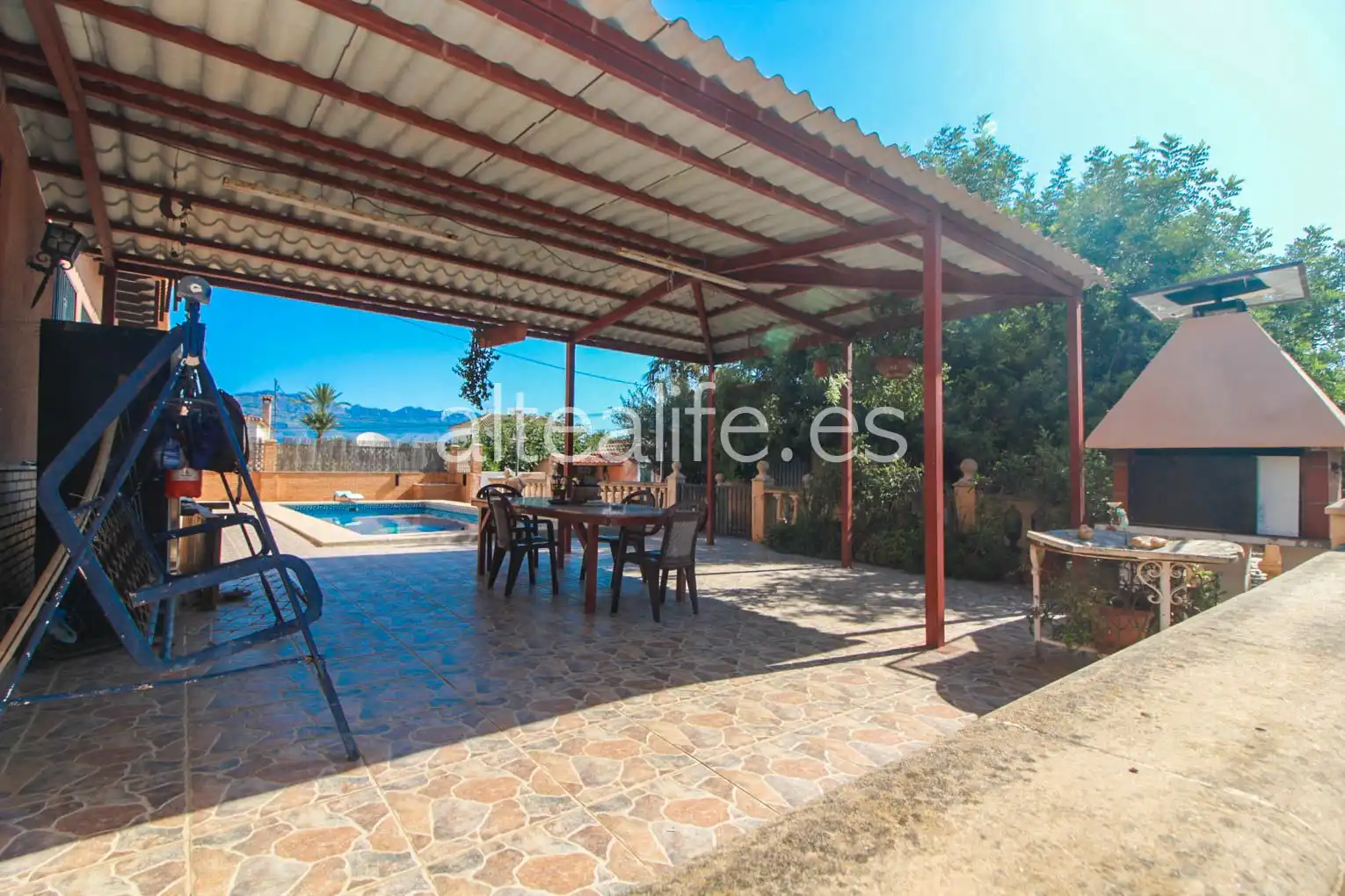 Vista exterior de Casa o chalet en venta en L'Alfàs del Pi con Aire acondicionado, Calefacción y Jardín privado