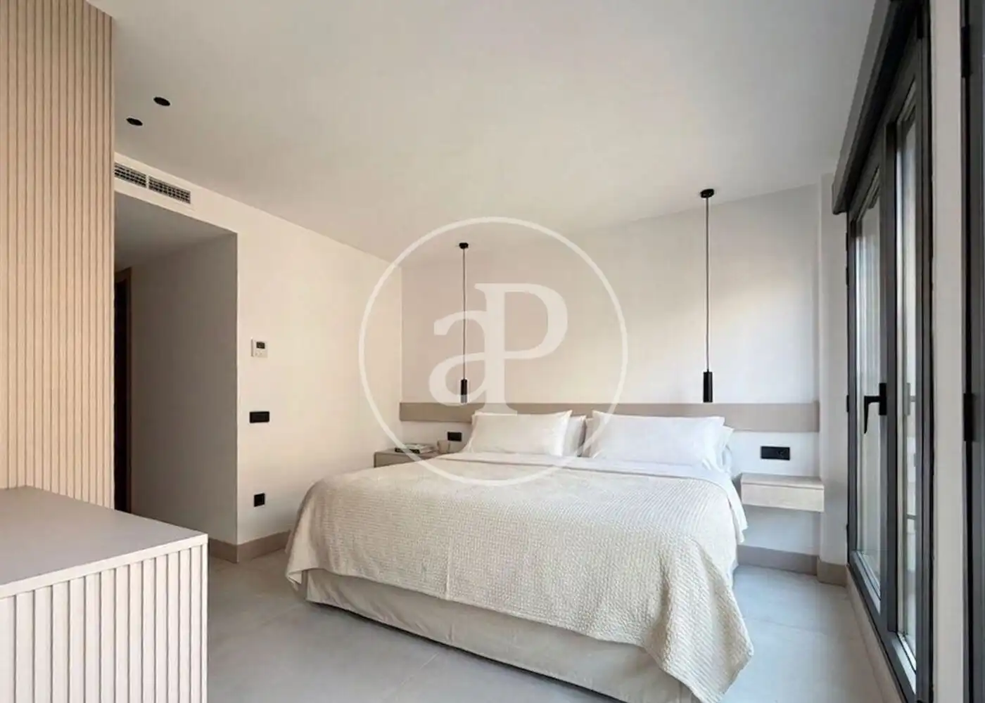 Bedroom of Flat for sale in Madrid  with Air Conditioner, Heating and Terrace