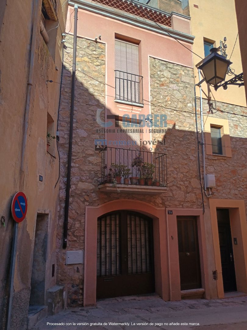 Vista exterior de Finca rústica en venda en Montblanc amb Calefacció, Terrassa i Moblat