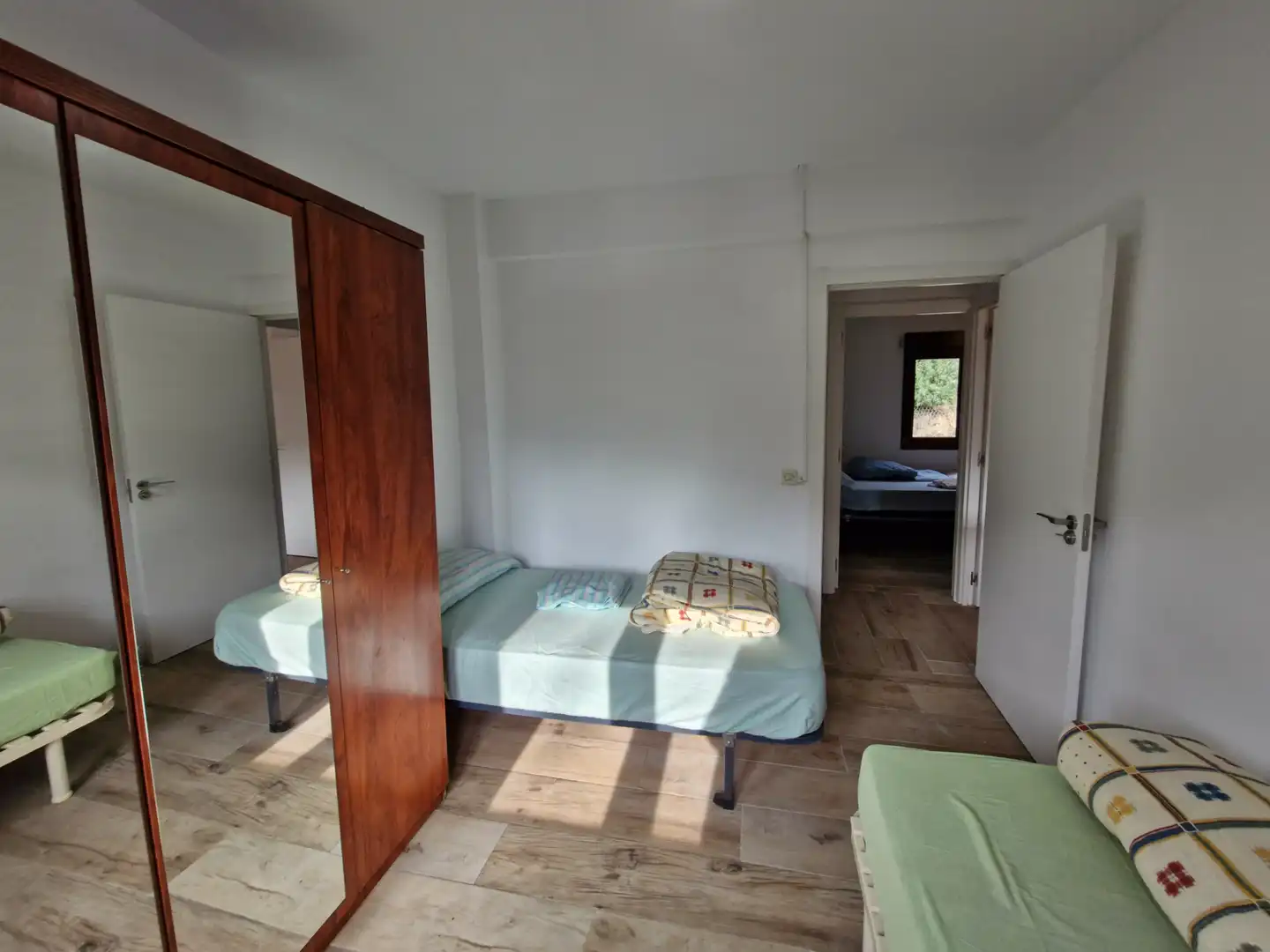 Schlafzimmer von Wohnung zur Miete in Alonsotegi mit Heizung, Möbliert und Ofen