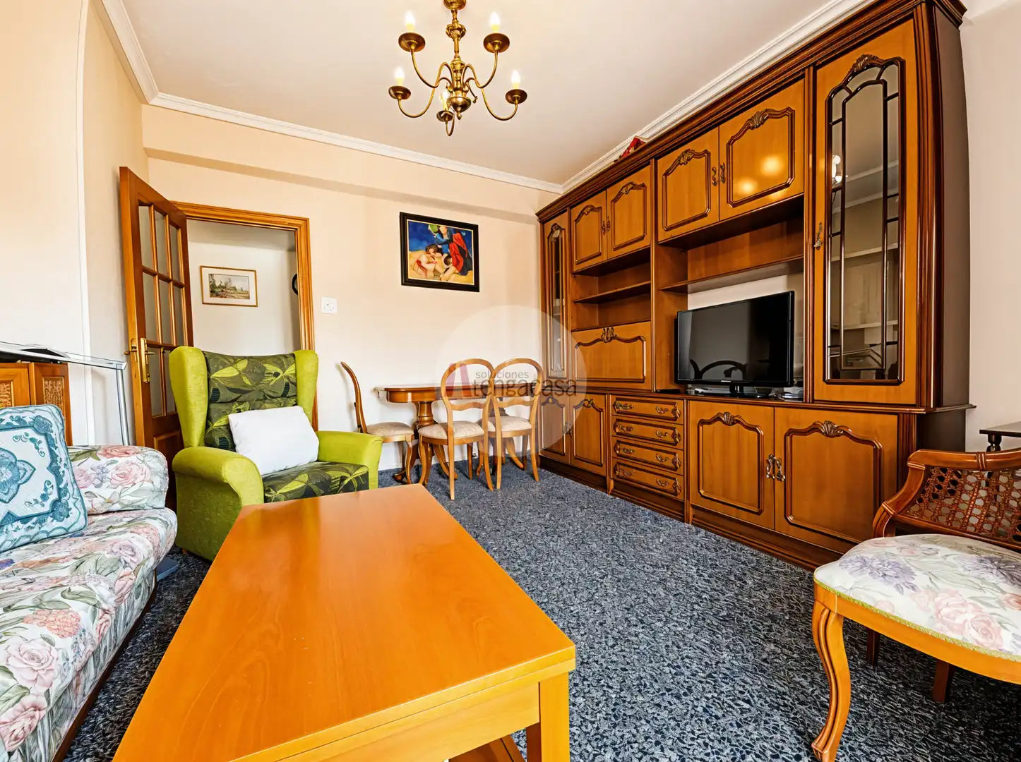 Living room of Flat for sale in Madrid  with Air Conditioner, Heating and Terrace