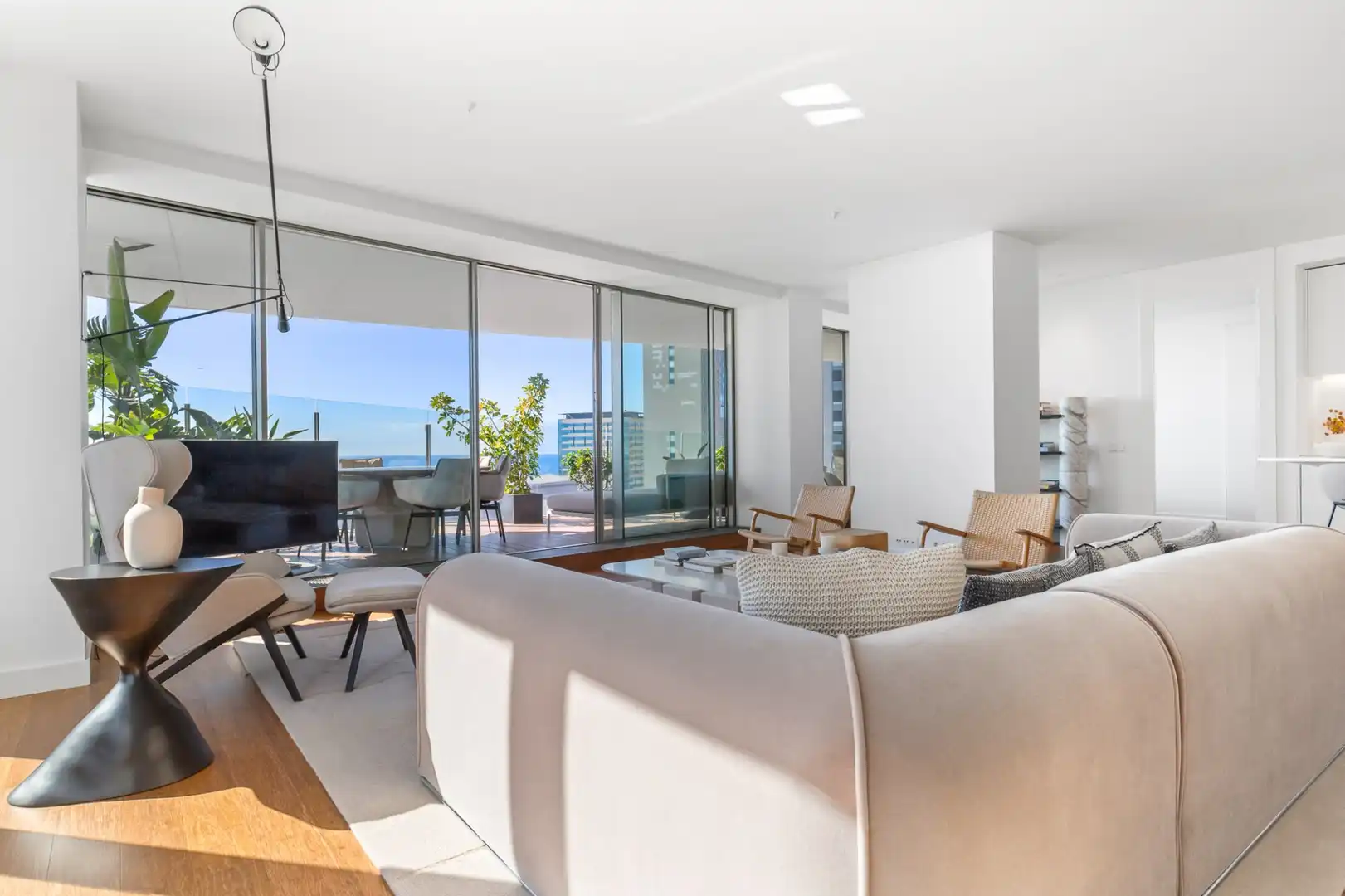 Living room of Flat for sale in Barcelona  with Air Conditioner, Heating and Terrace