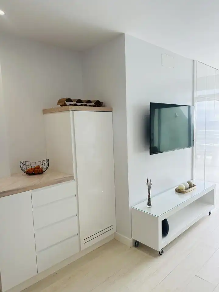 Living room of Study for rent in Las Palmas de Gran Canaria  with Air Conditioner, Terrace and Furnished