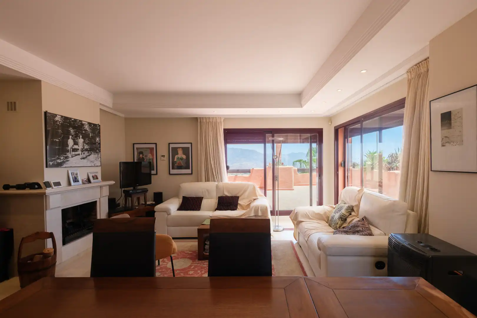 Sala de estar de Ático en venta en Málaga con Aire acondicionado, Terraza y Amueblado