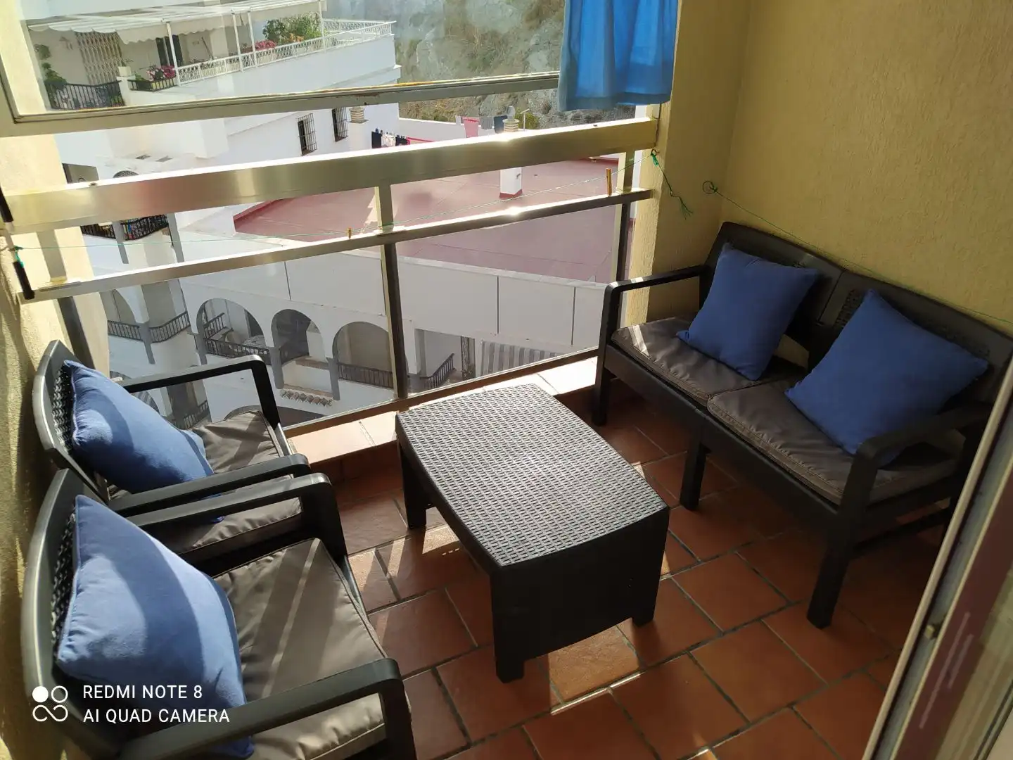 Terrasse von Wohnung zur Miete in Almuñécar mit Klimaanlage, Heizung und Privatgarten