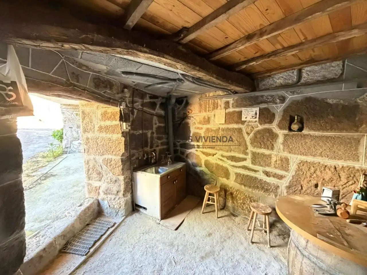 Cocina de Casa o chalet en venta en Nogueira de Ramuín con Calefacción, Trastero y Amueblado