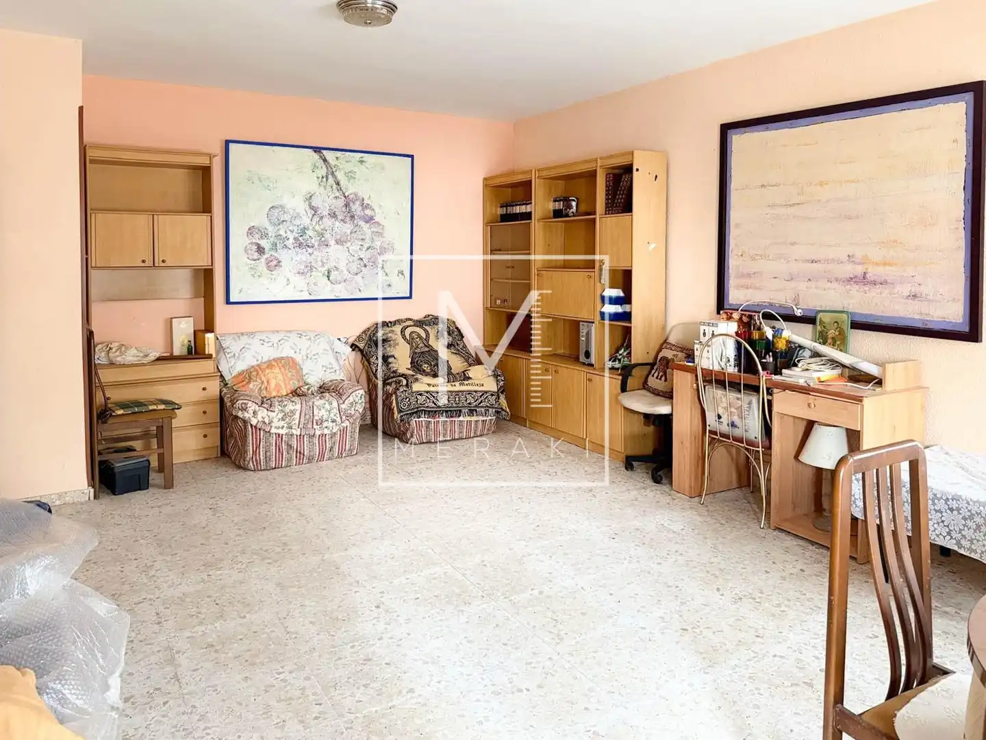 Sala de estar de Casa o chalet en venta en Motilleja con Calefacción, Terraza y Trastero
