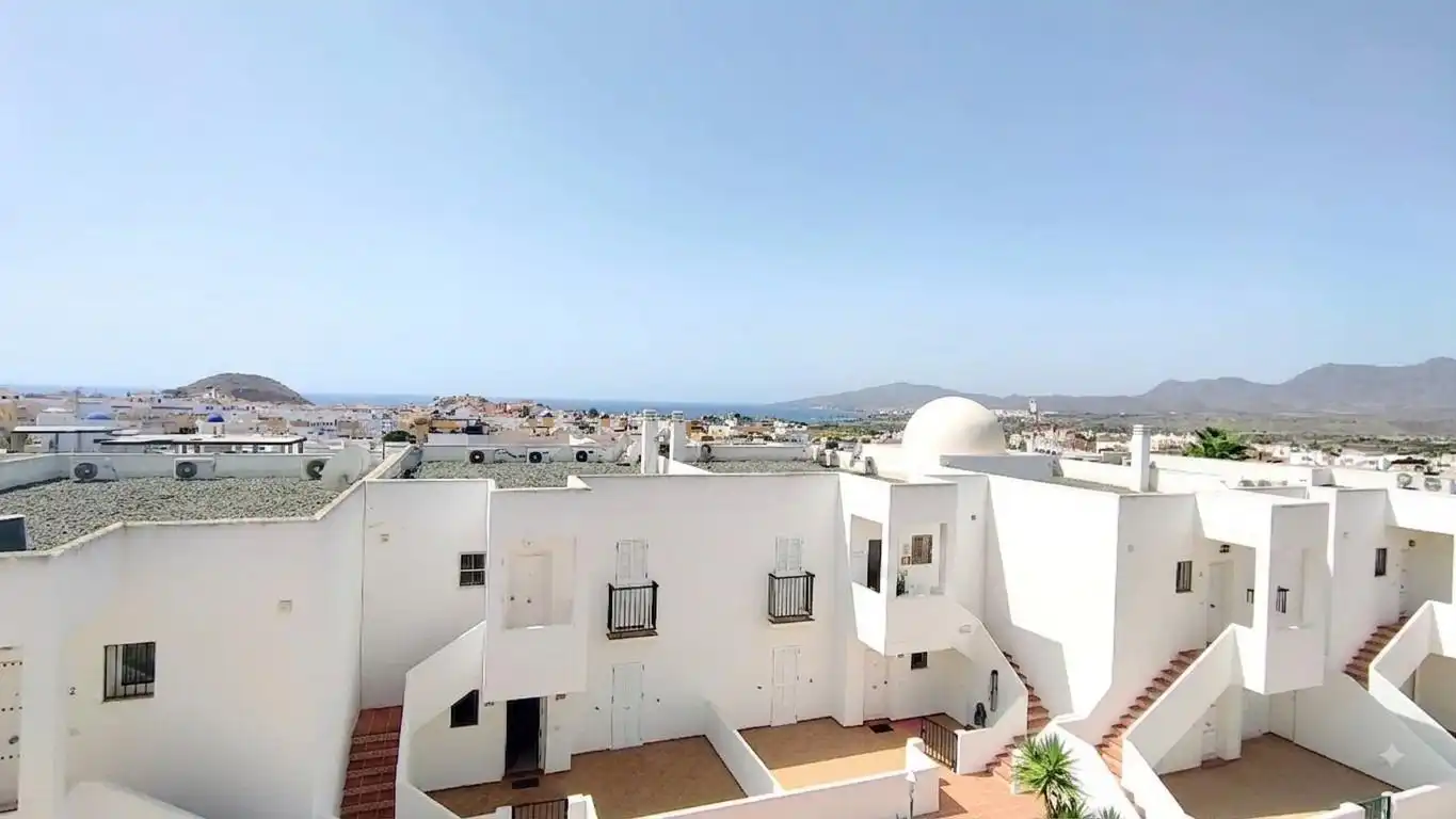 Vista exterior de Planta baja en venta en Pulpí con Aire acondicionado, Jardín privado y Terraza