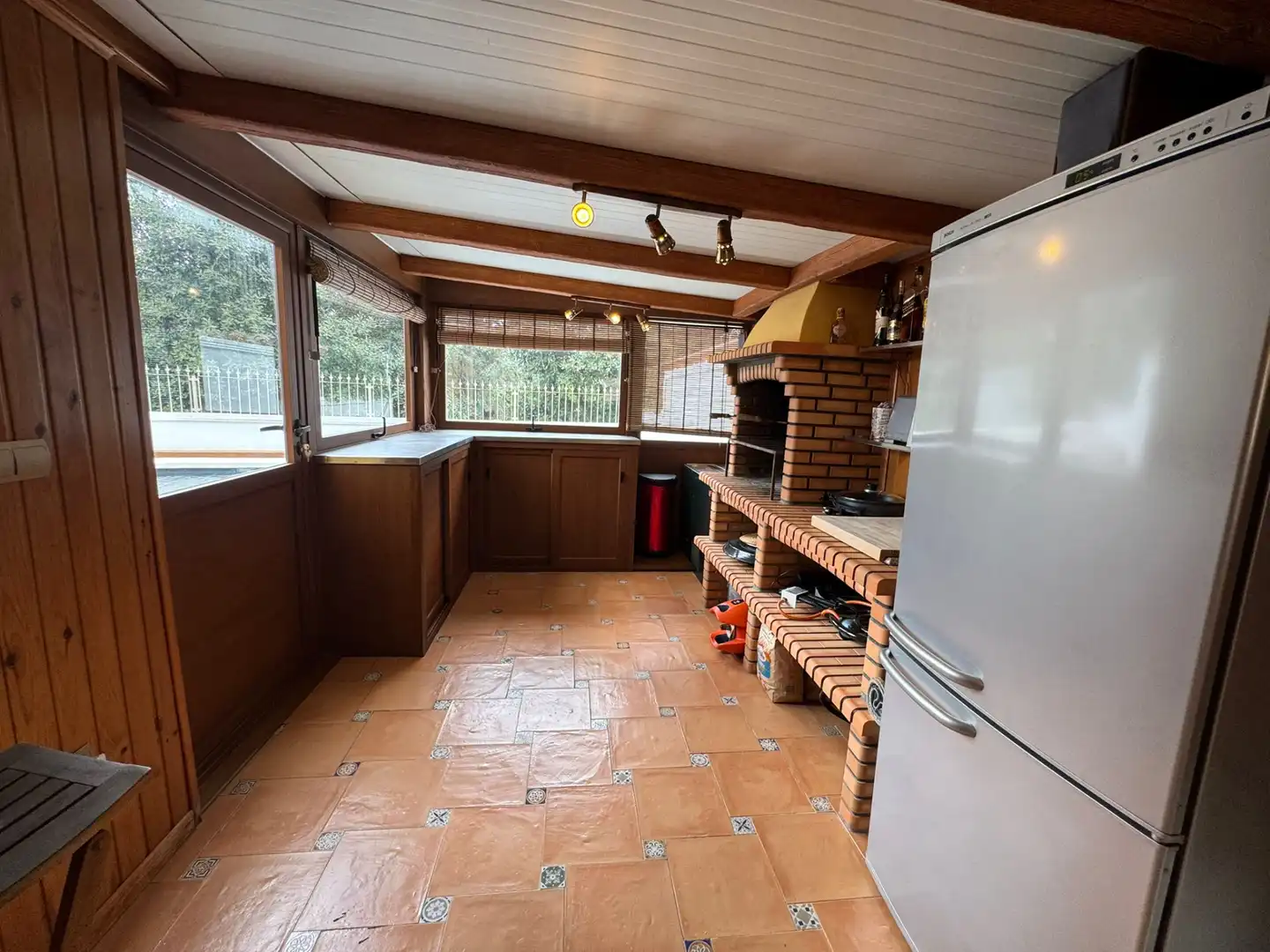 Cocina de Casa o chalet en venta en Alicante / Alacant con Aire acondicionado, Calefacción y Jardín privado
