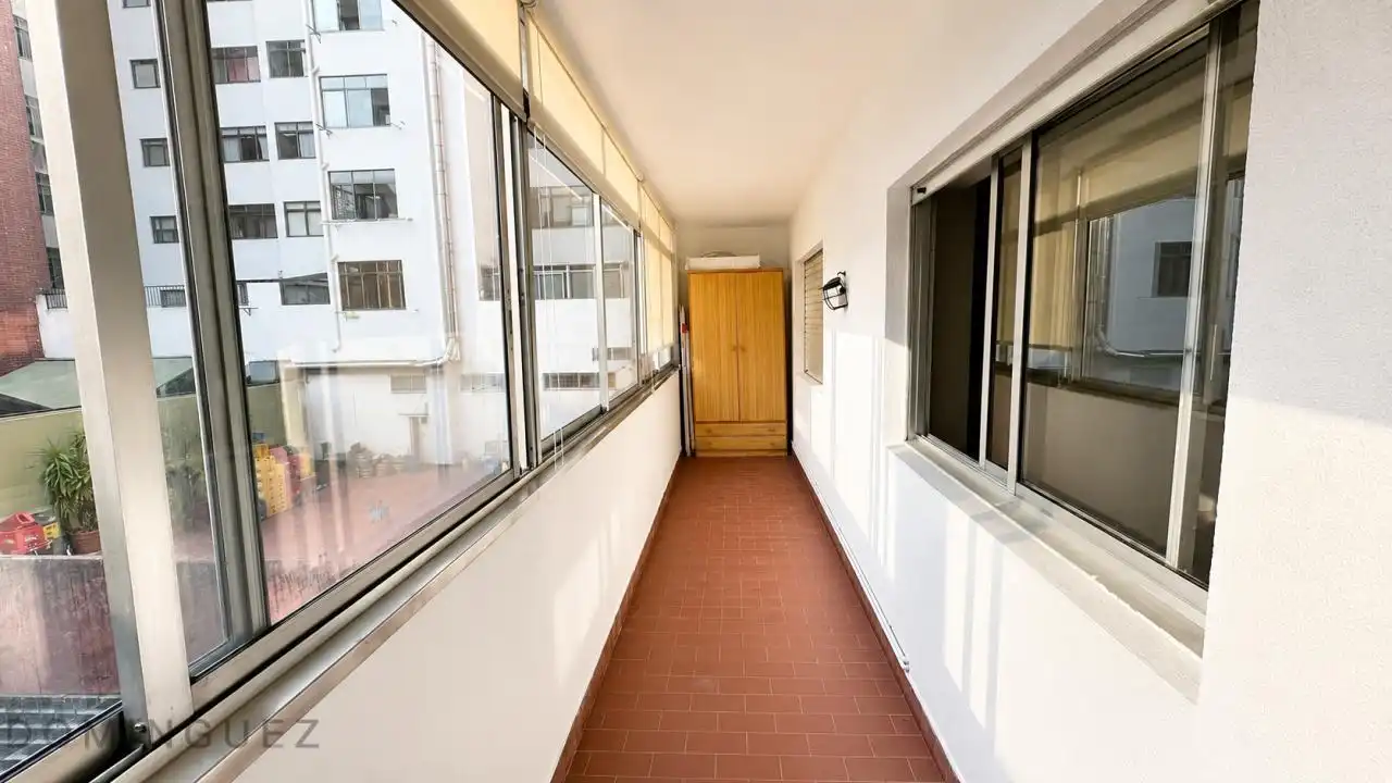 Balcony of Flat for rent in Vigo   with Heating, Furnished and Balcony
