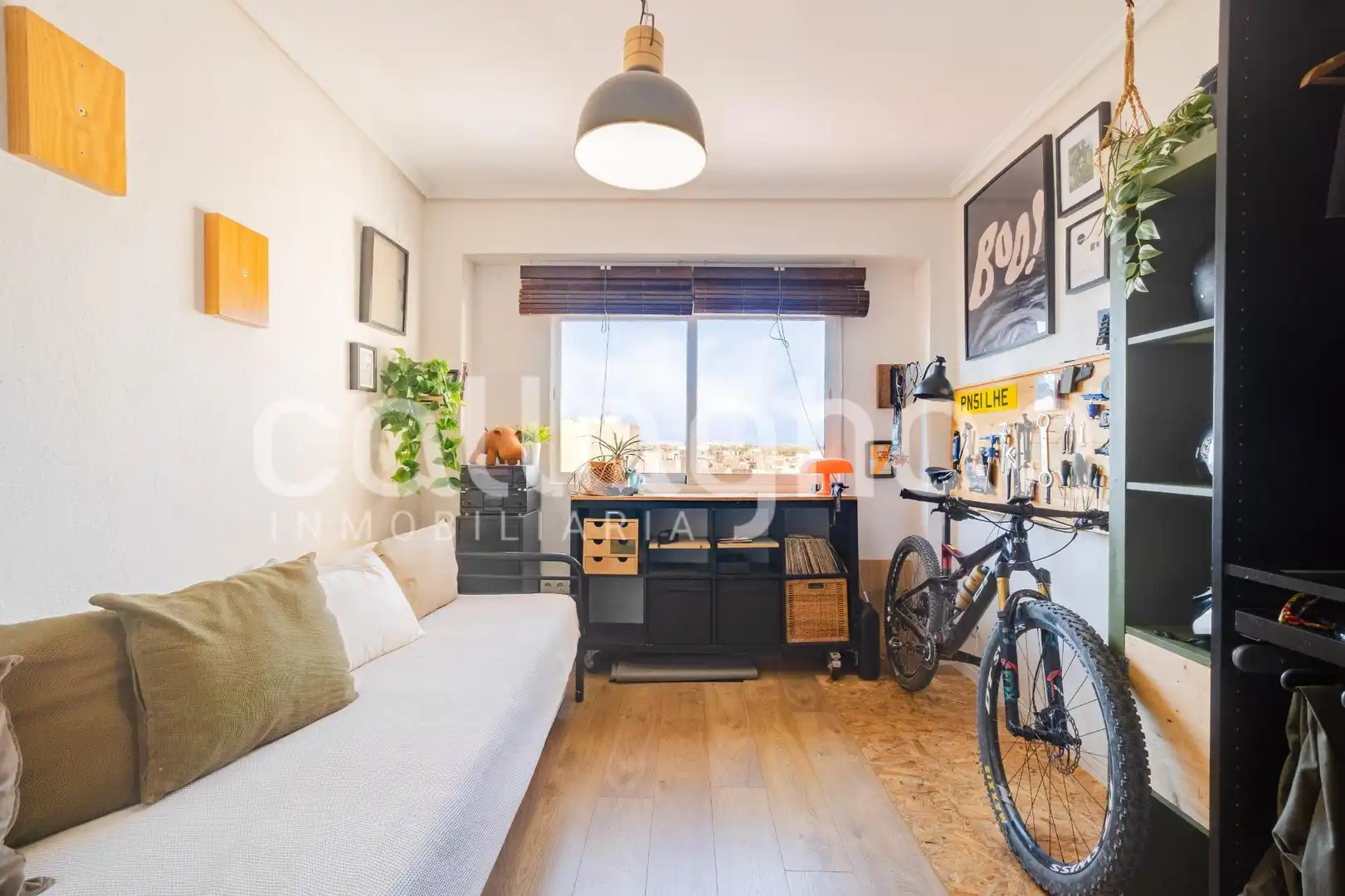 Sala de estar de Piso en venta en Albuixech con Terraza, Amueblado y Balcón