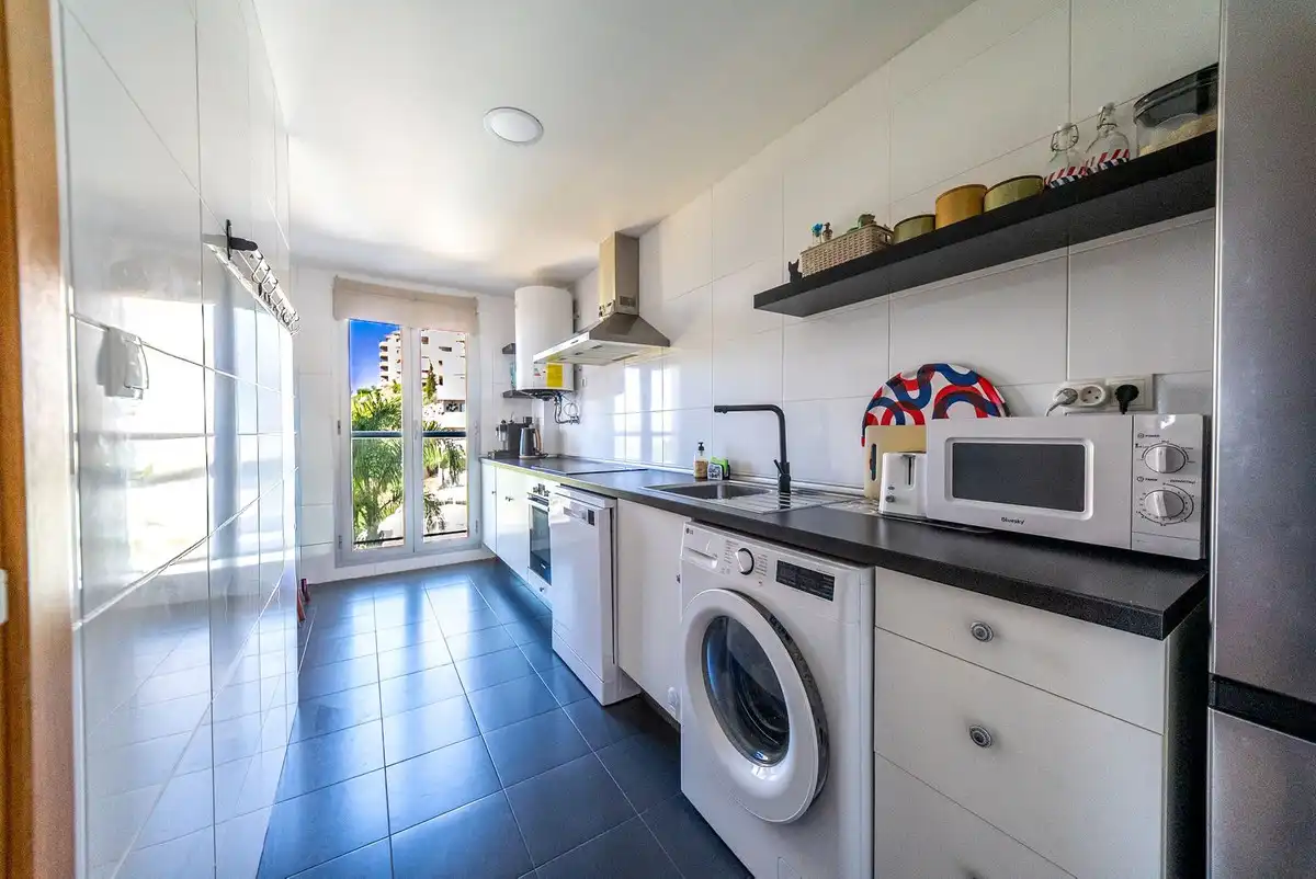 Cocina de Apartamento en venta en Mijas con Aire acondicionado, Calefacción y Terraza