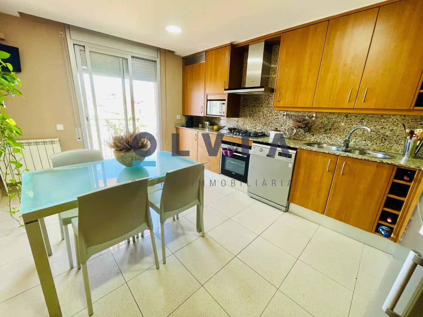 Kitchen of Duplexes for sale in Terrassa  with Air Conditioner, Heating and Parquet flooring